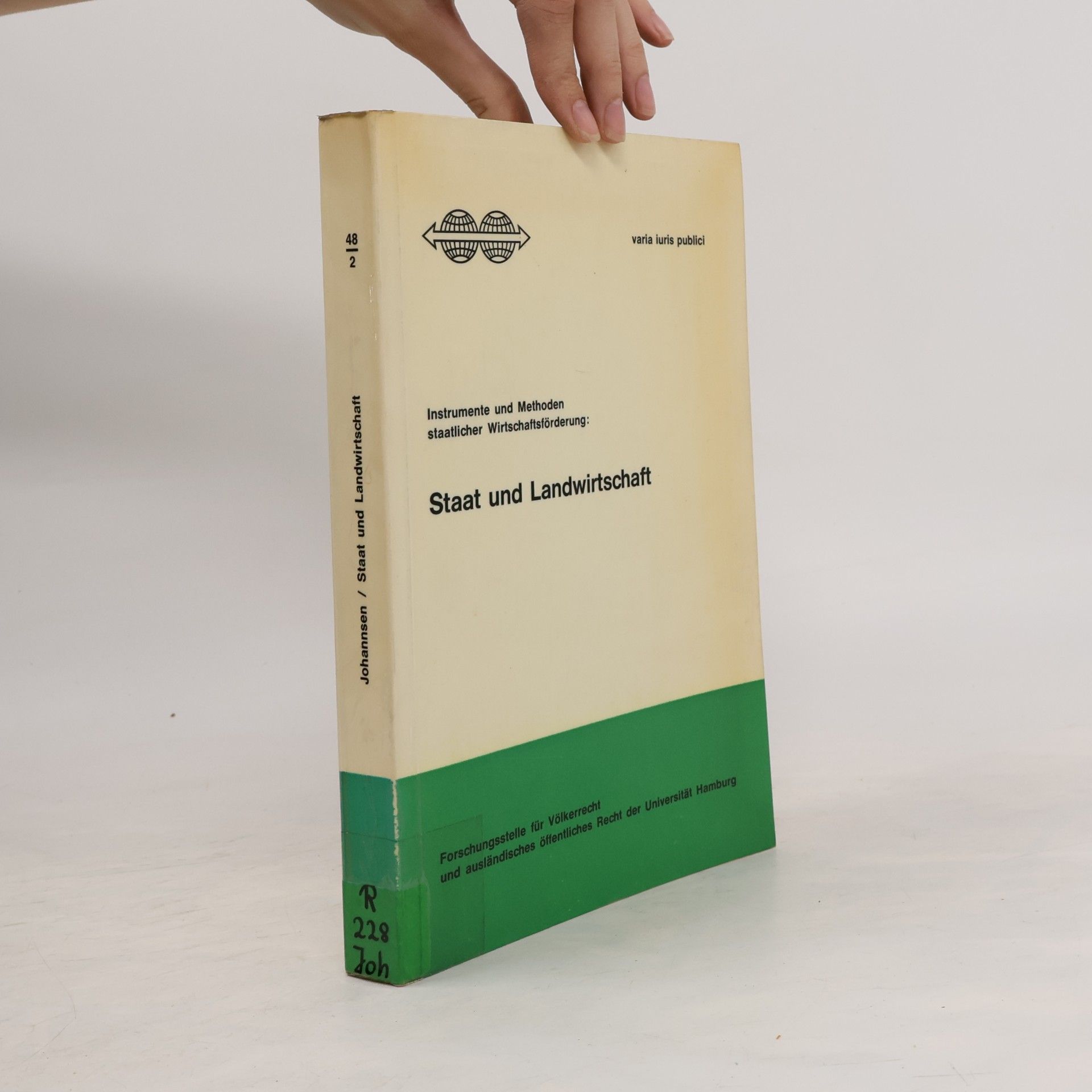 Olaf Johannsen Staat und Landwirtschaft