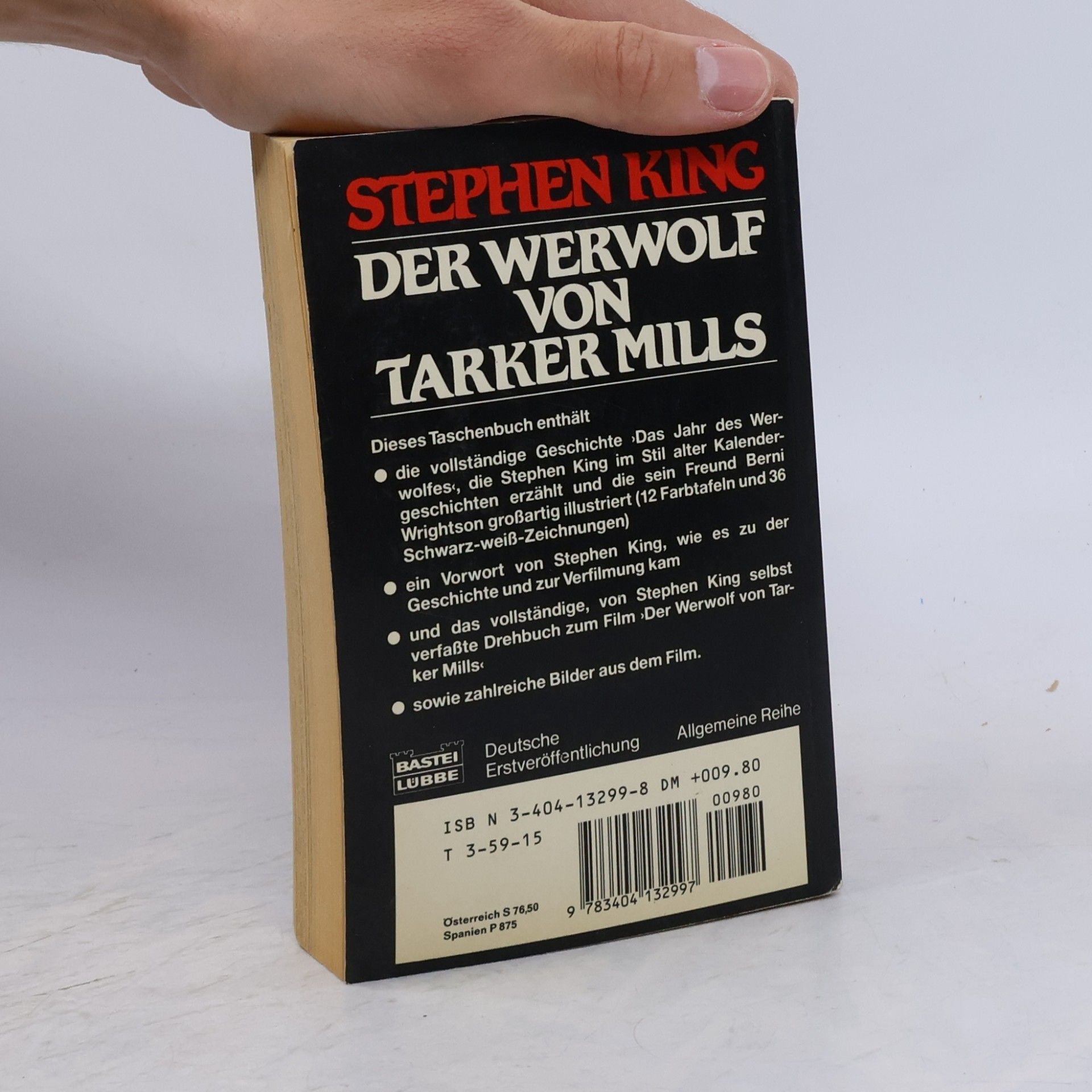 Stephen King Der Werwolf von Tarker Mills : Kalendergeschichten