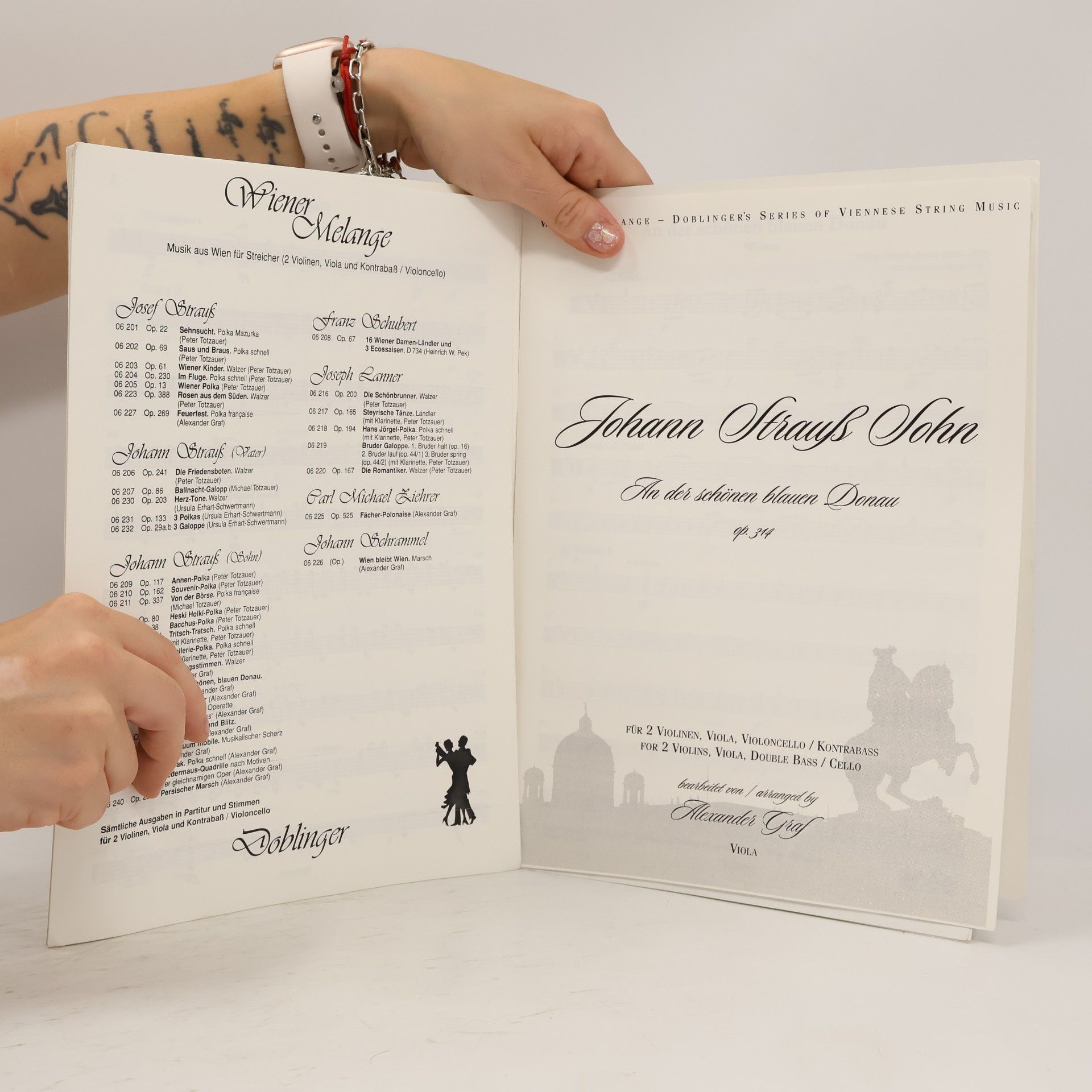 Johann Strauss (Sohn) Wiener Melange - Doblinger's Series of Viennese String Music: An der schönen blauen Donau