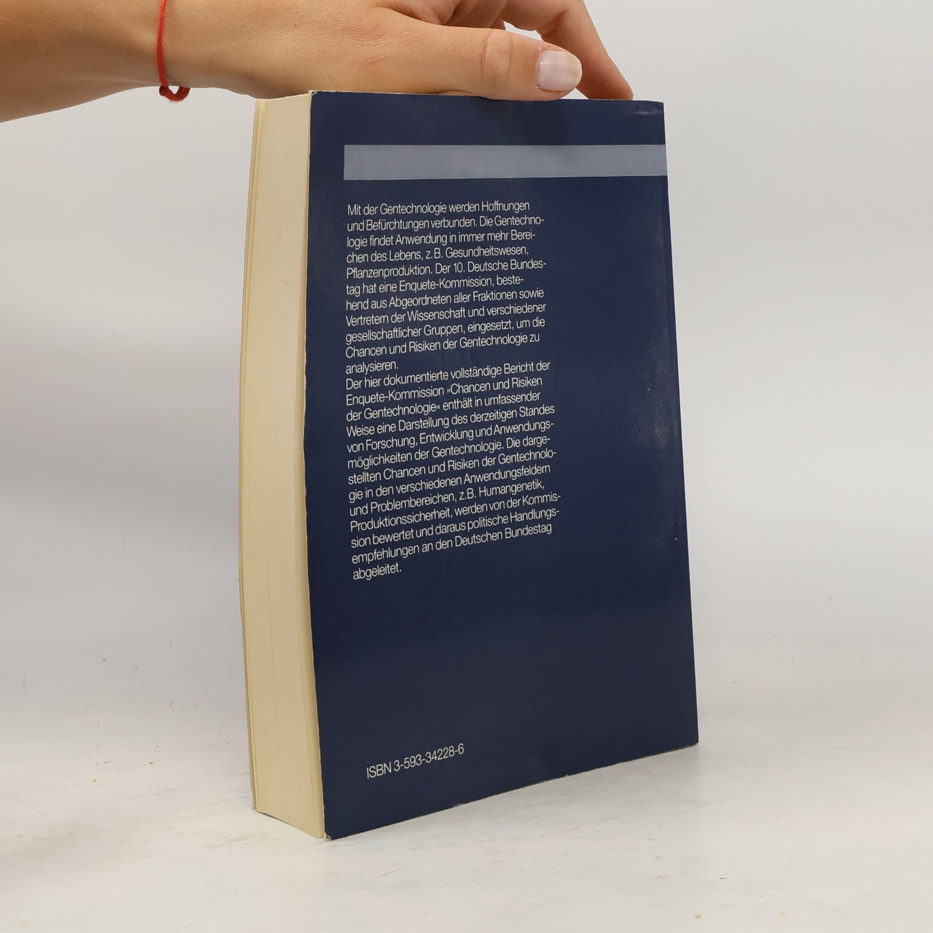 Wolf-Michael Catenhusen Gentechnologie: Chancen und Risiken der Gentechnologie