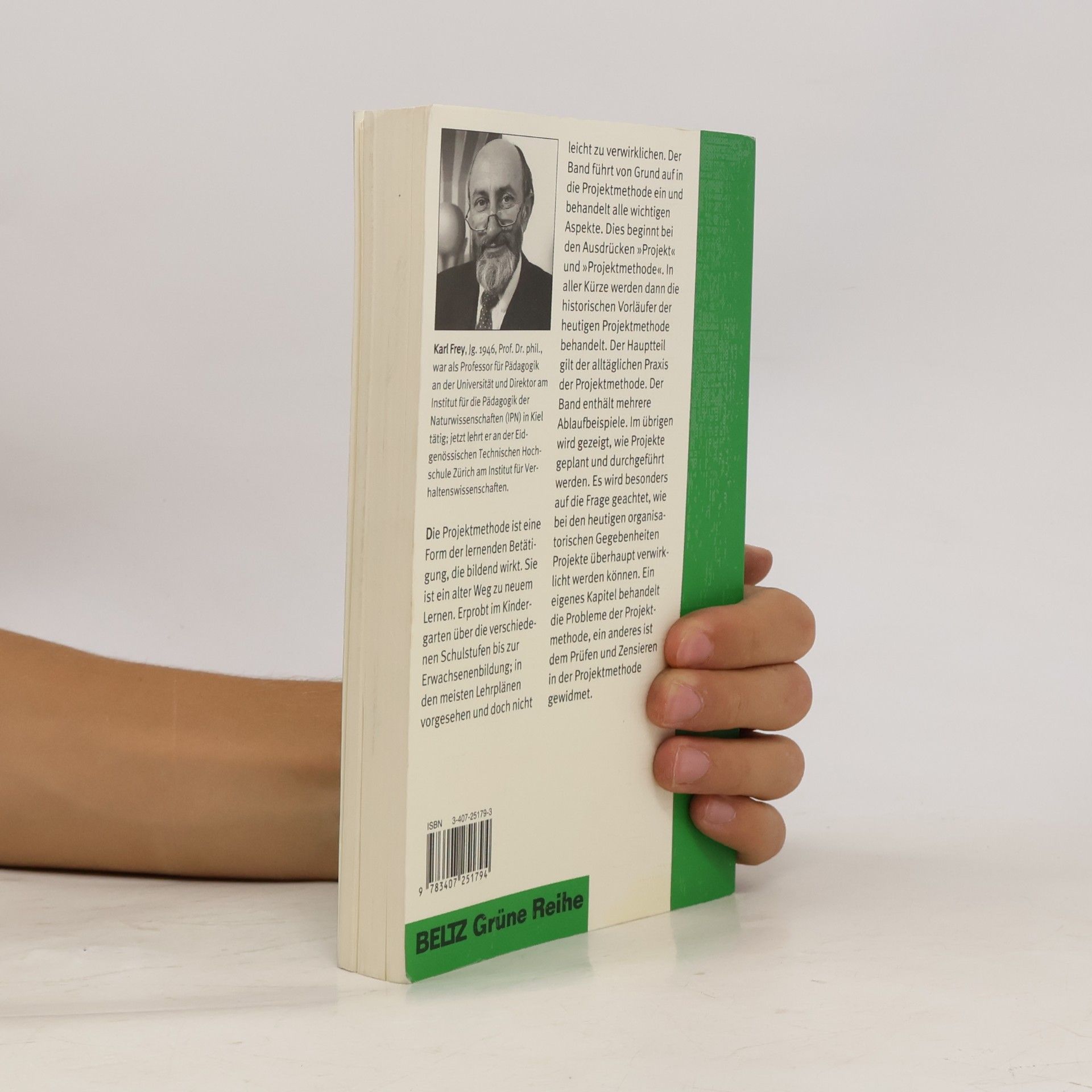 Frey, Karl Die Projektmethode (Beltz Grüne Reihe)