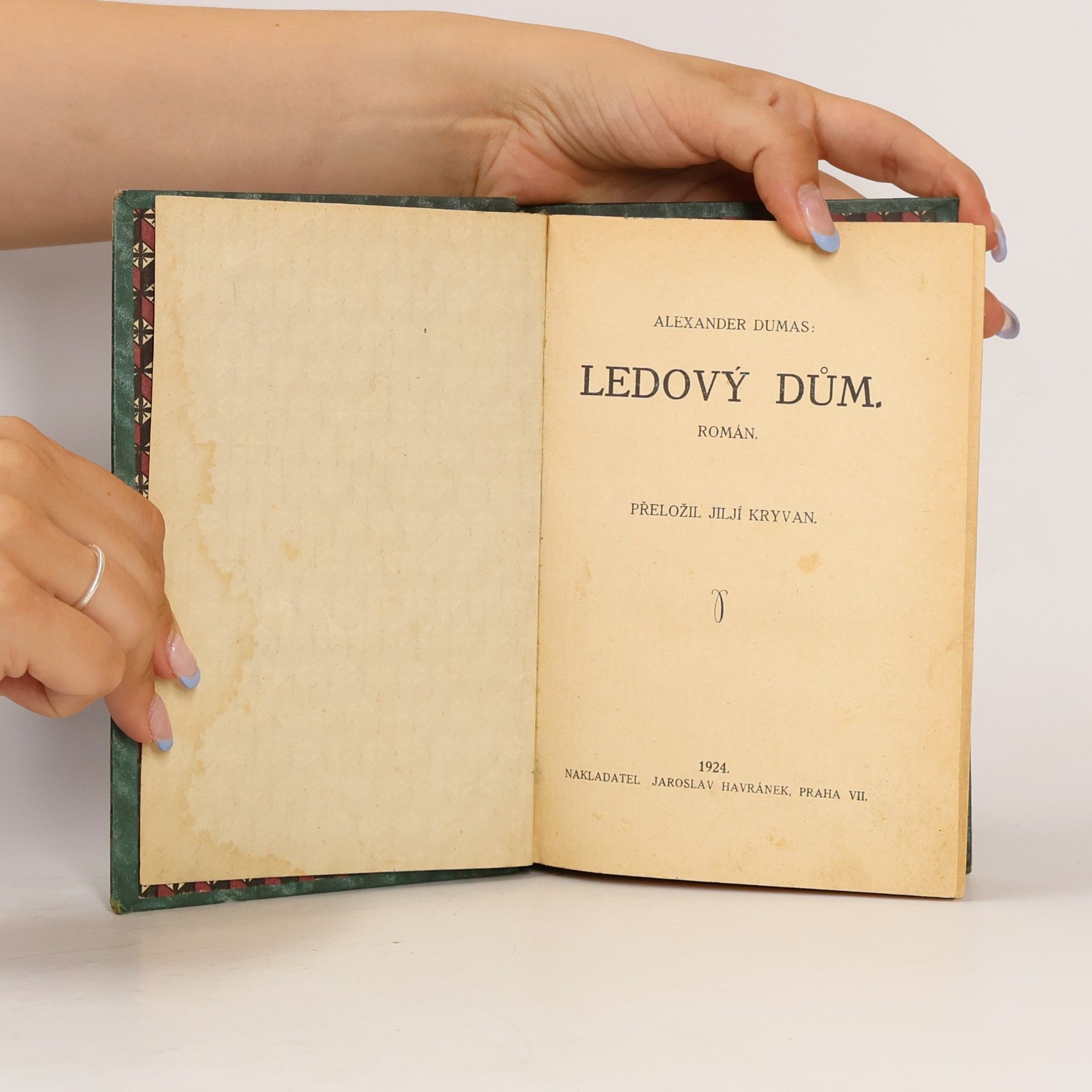 Alexandre Dumas starší Ledový dům 1