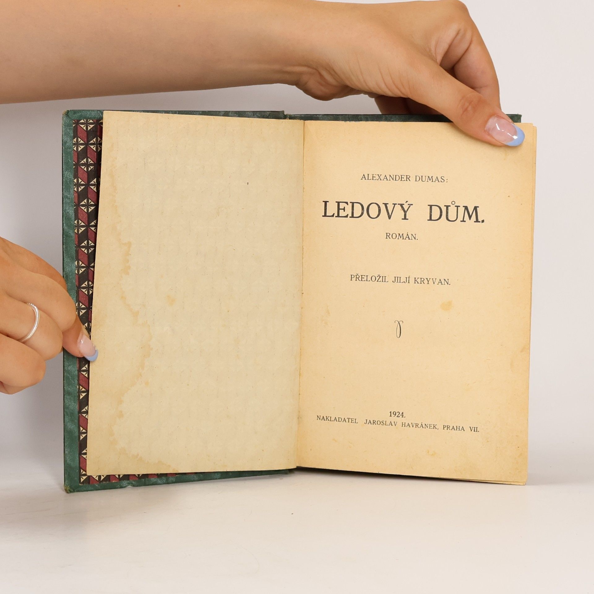 Alexandre Dumas starší Ledový dům 1