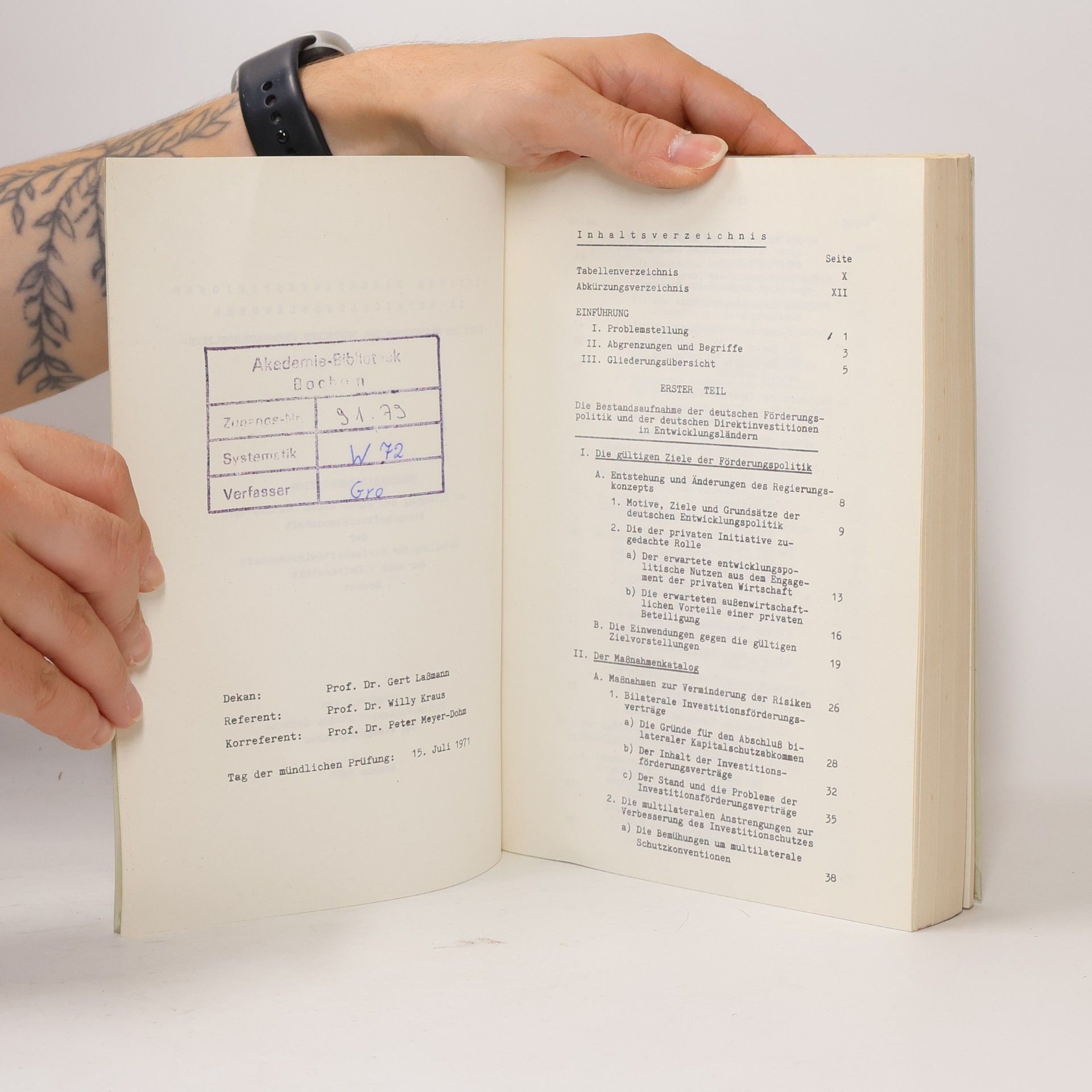 Günter Grosche Deutsche Direktinvestitionen in Entwicklungsländern