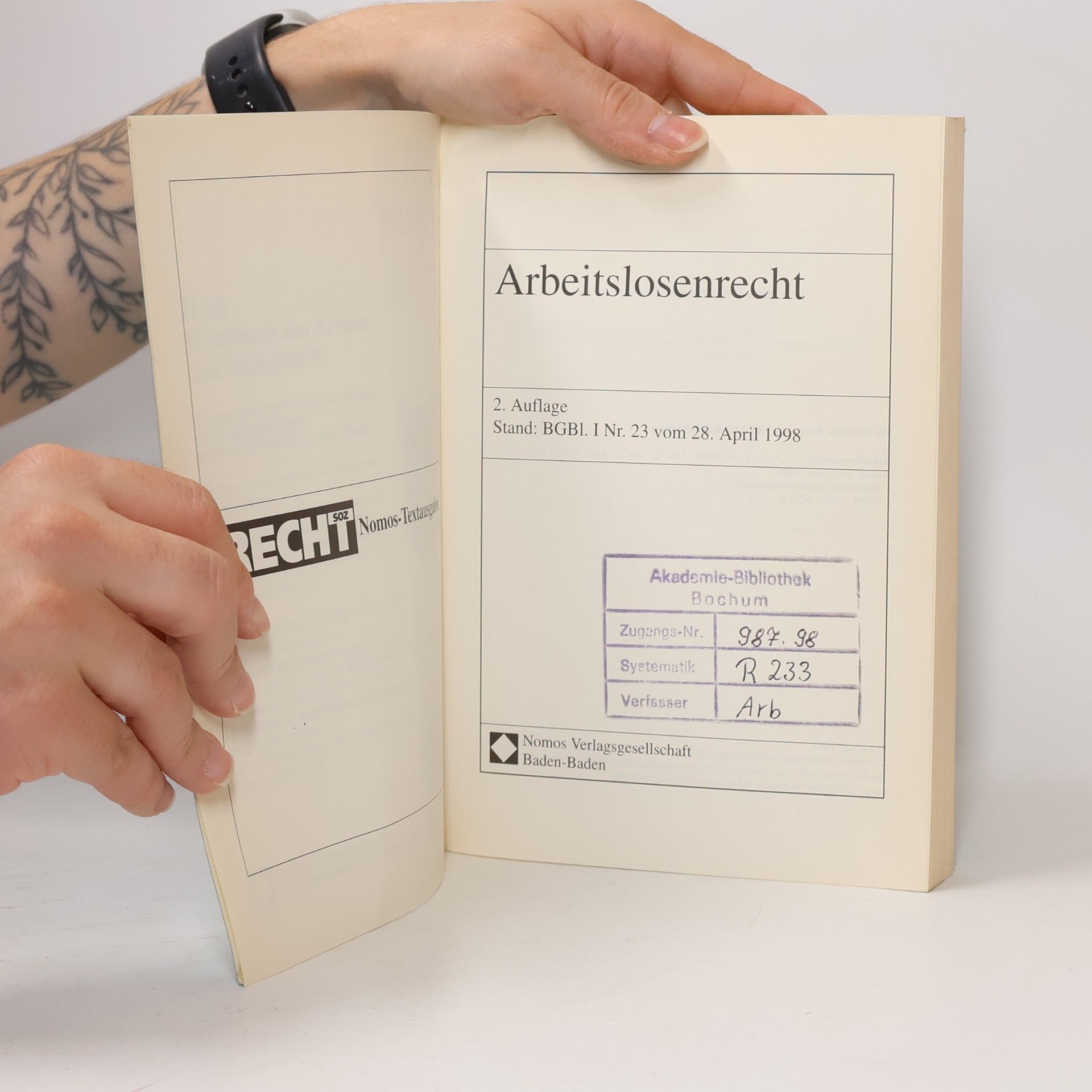 Ulrich Stascheit Arbeitslosenrecht