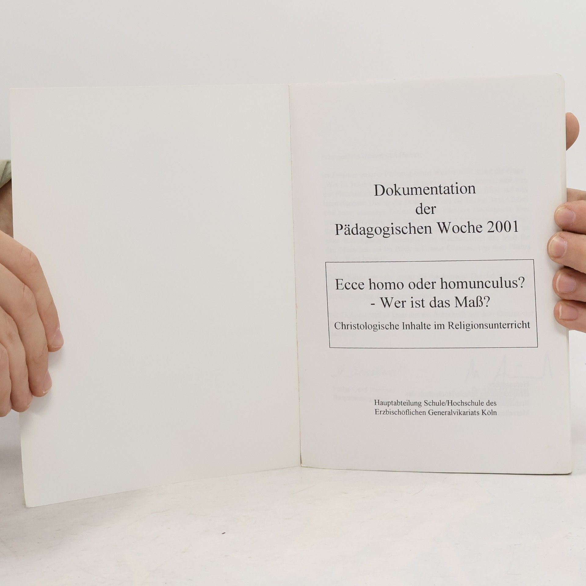 kolektiv Dokumentation der Pädagogischen Woche 2001