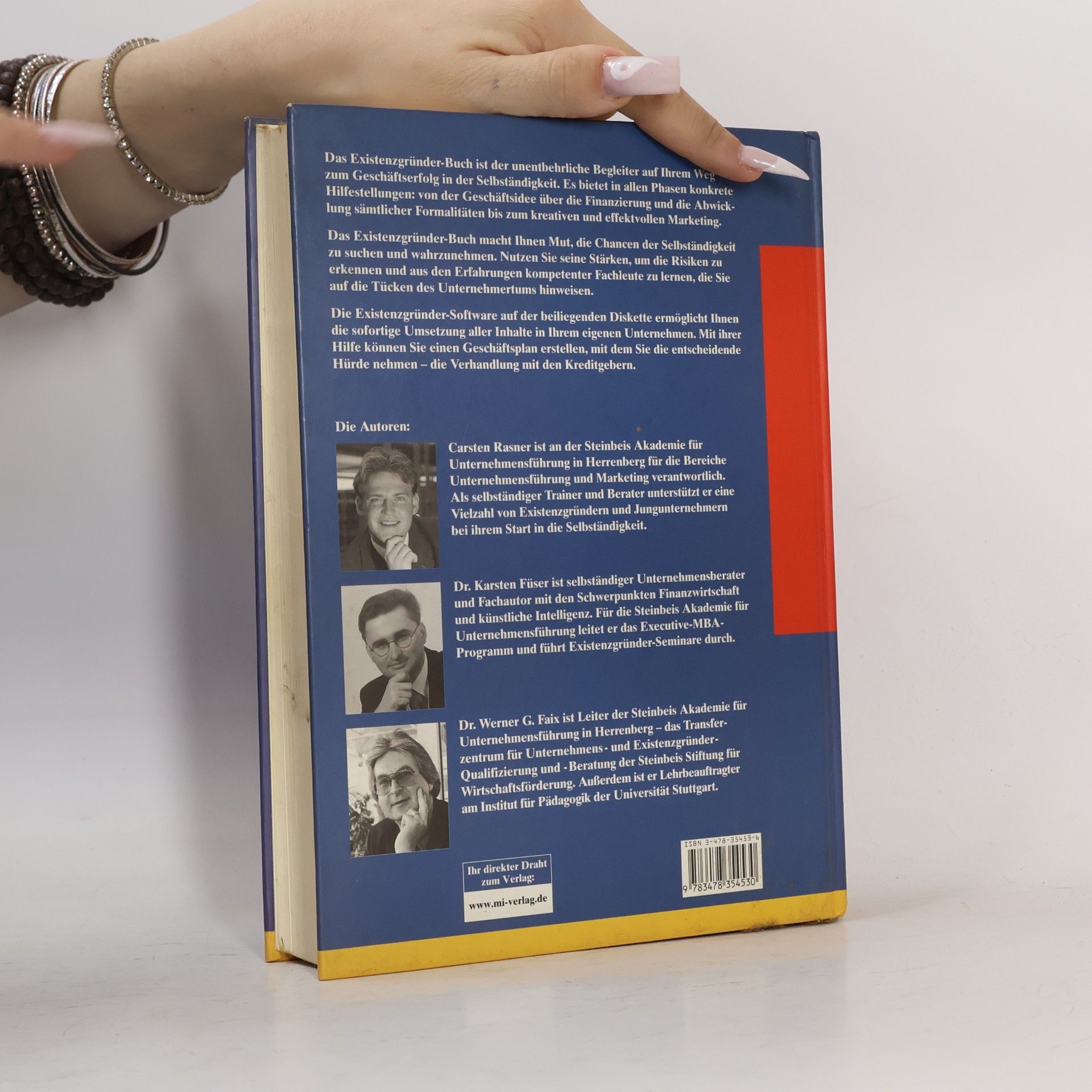 Carsten Rasner Das Existenzgründer-Buch. Von der Geschäftsidee zum sicheren Geschäftserfolg - Mit der Existenzgründer-Software