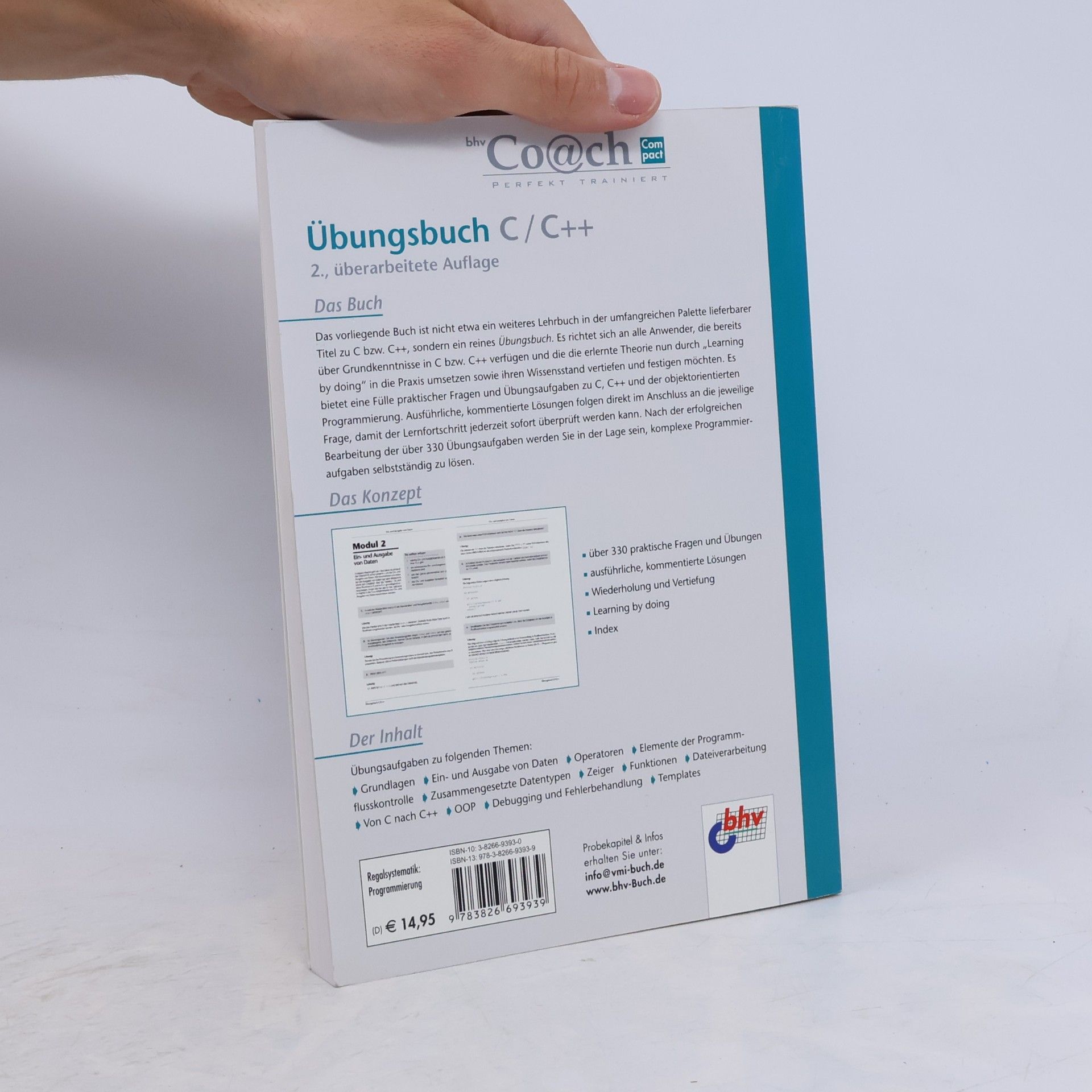 Stefan Heitsiek Der bhv-Coach Übungsbuch C/C++ - 2., überarbeitete Auflage