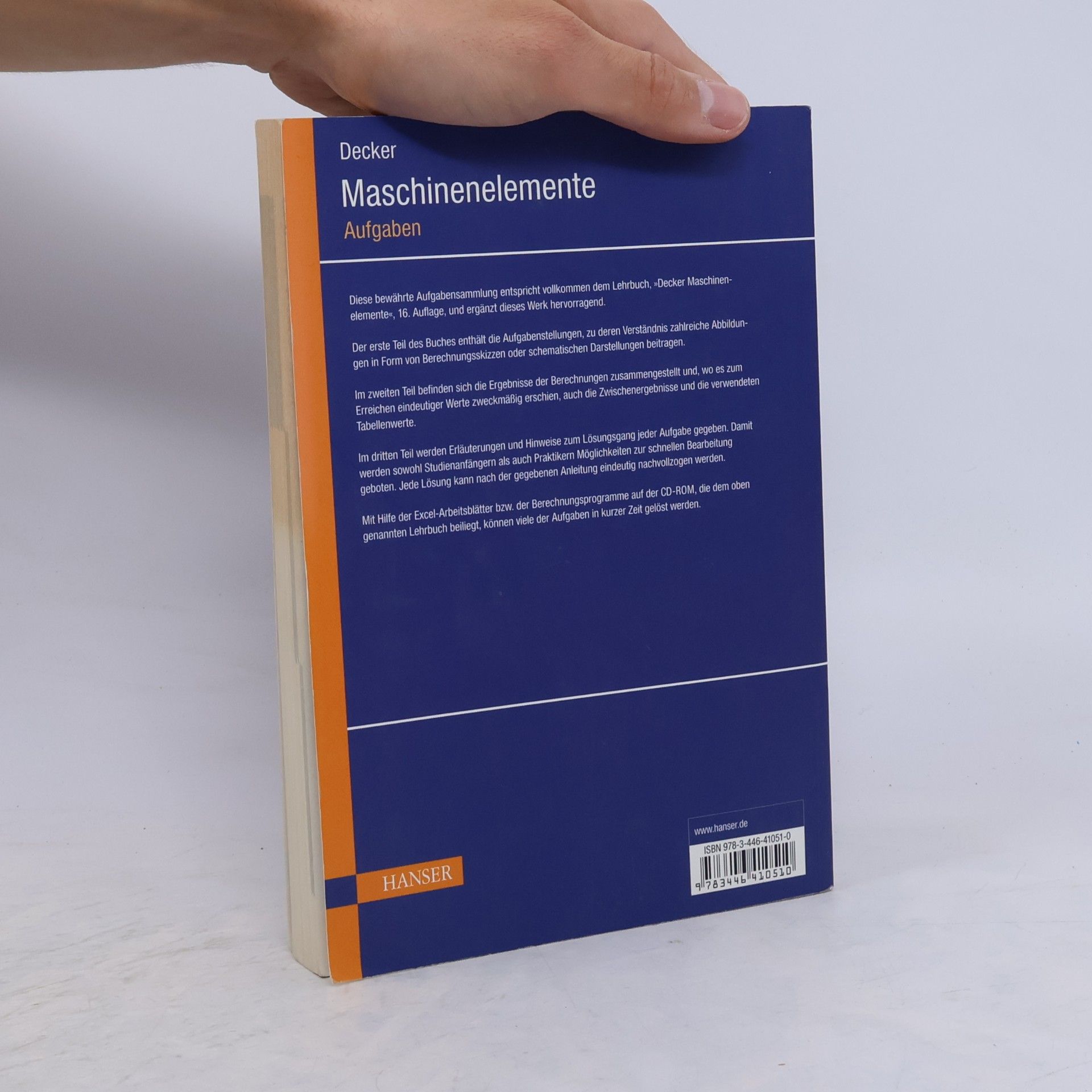 Karl Heinz Decker Maschinenelemente - Aufgaben