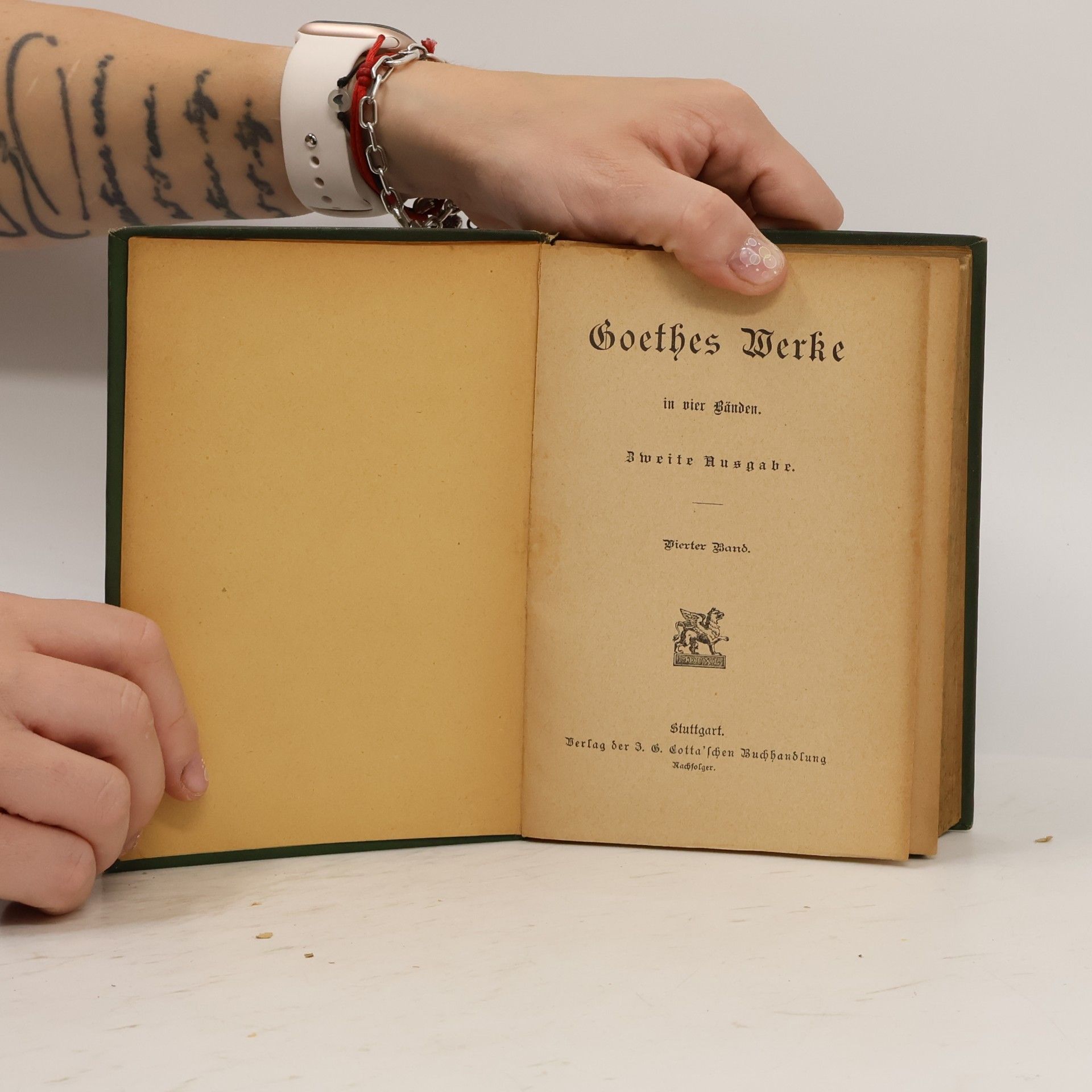 Johann Wolfgang von Goethe Goethes Werke in vier Bänden. Band IV.