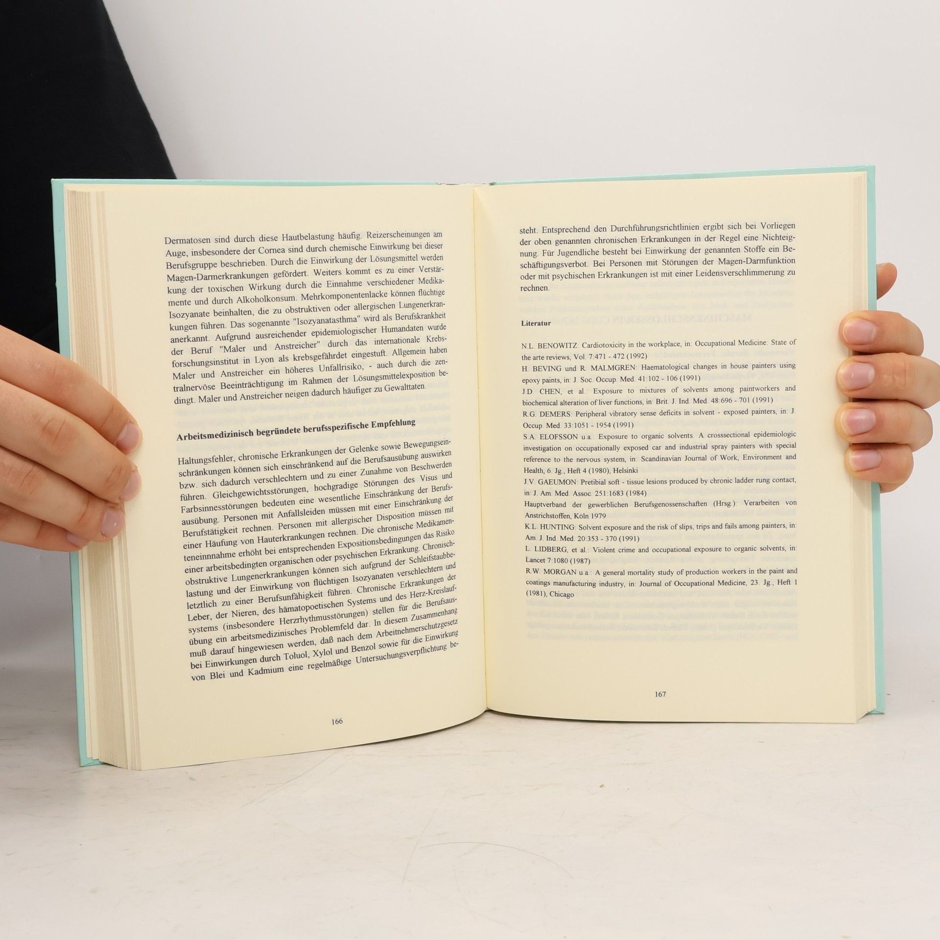 Oskar Meggeneder Arbeitsmedizinisches Handbuch der Berufe