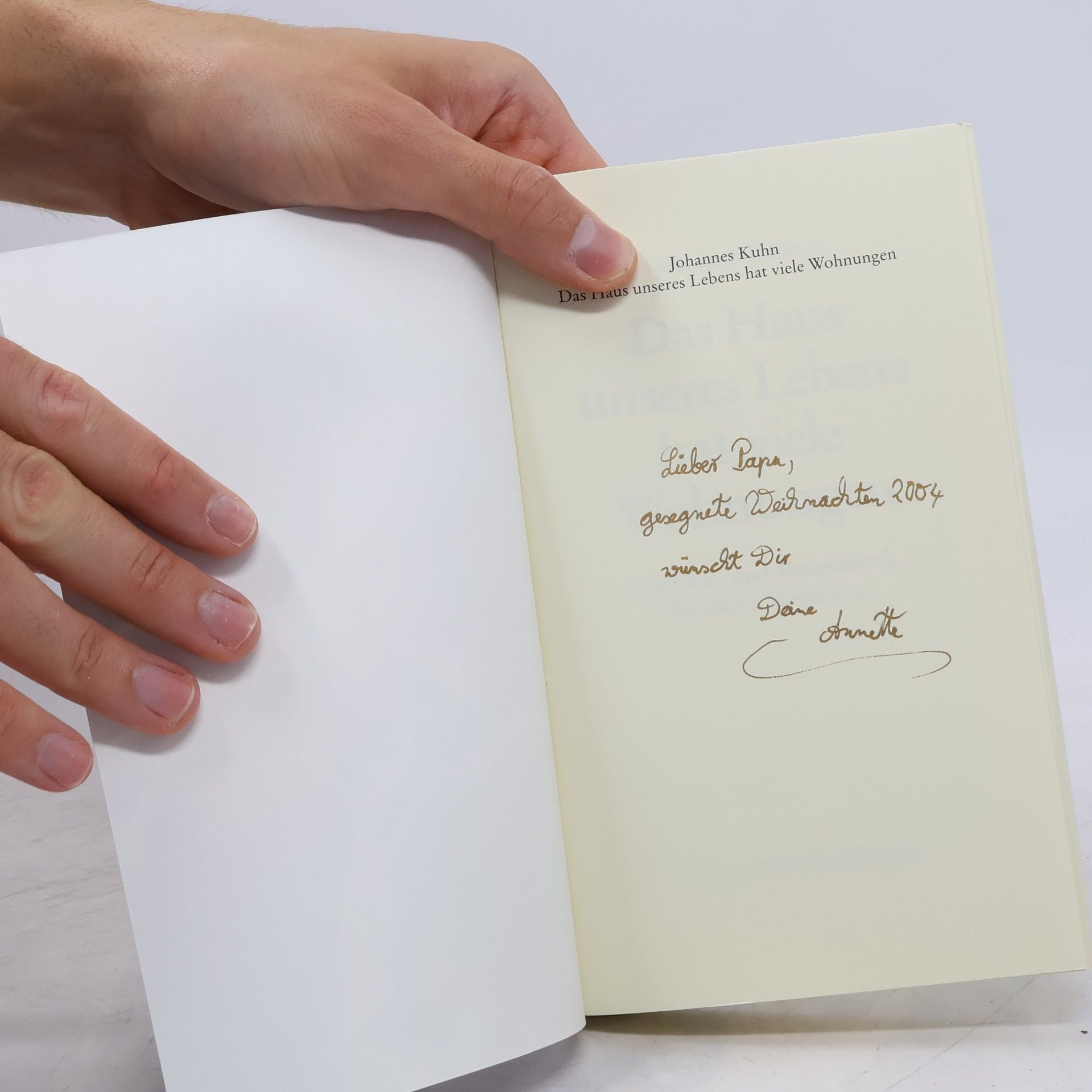 Johannes Kuhn Das Haus unseres Lebens hat viele Wohnungen