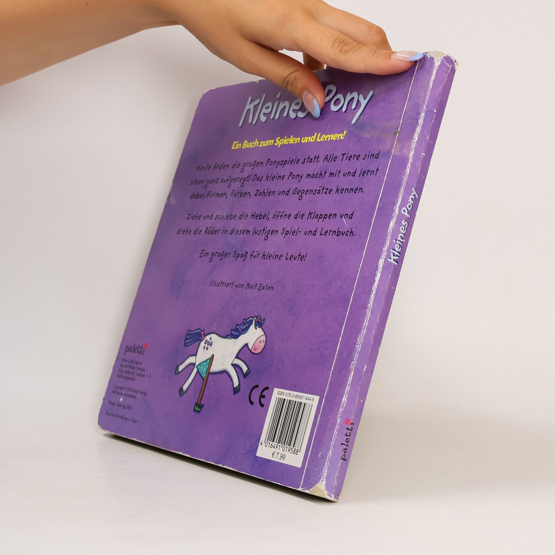 Zieh- und Schiebebuch - Kleines Pony