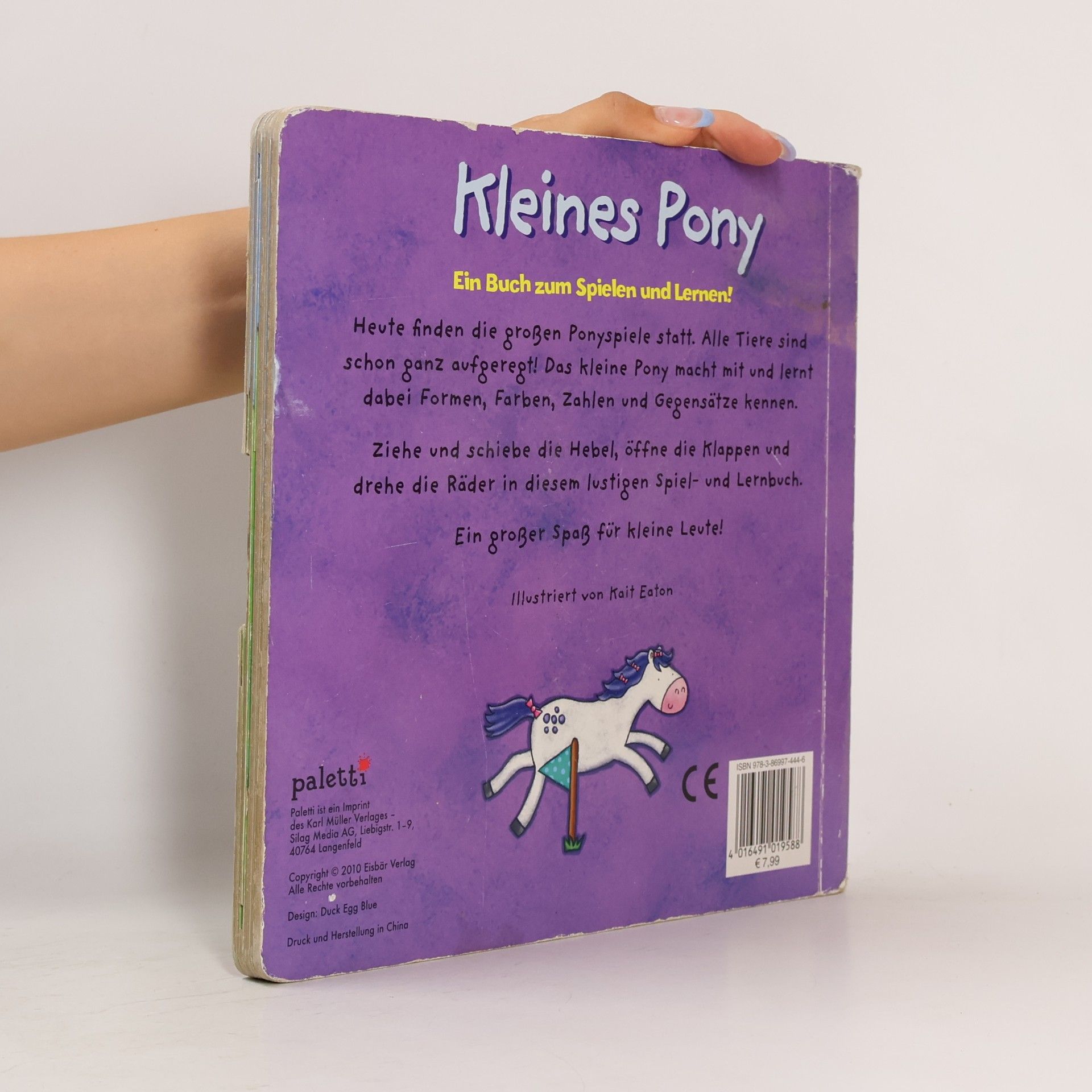 Zieh- und Schiebebuch - Kleines Pony