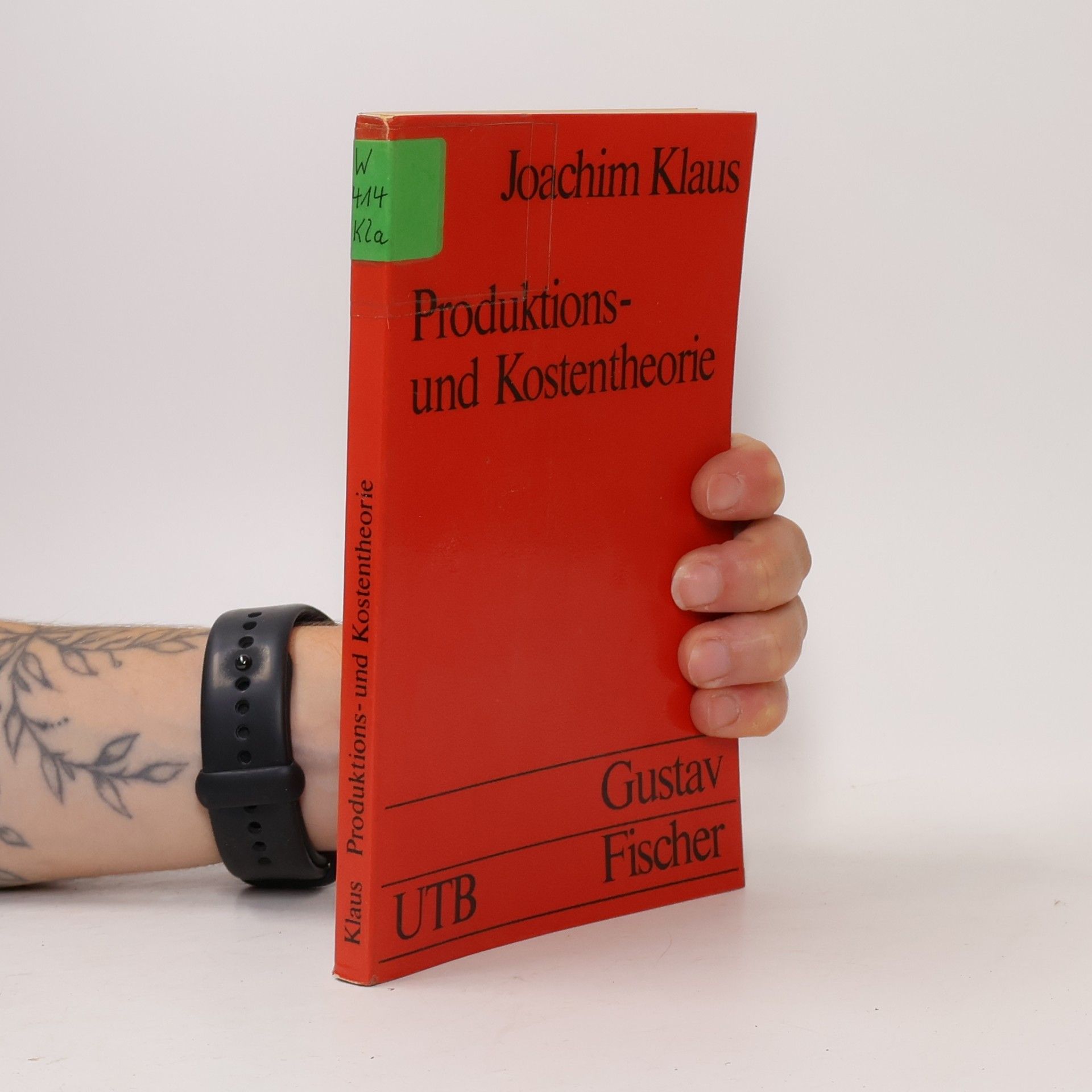 Joachim Klaus Produktions- und Kostentheorie