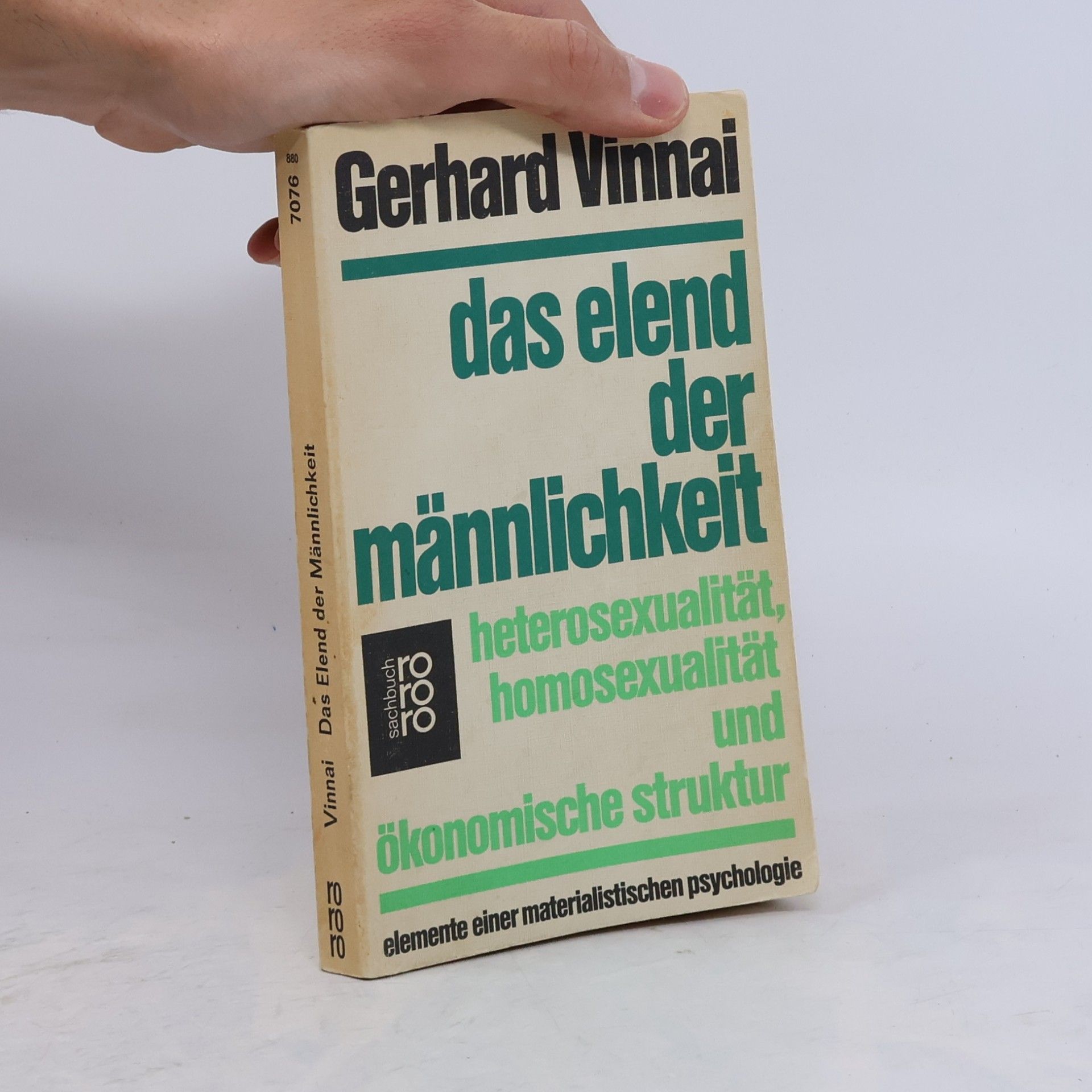 Gerhard Vinnai Das Elend der Männlichkeit