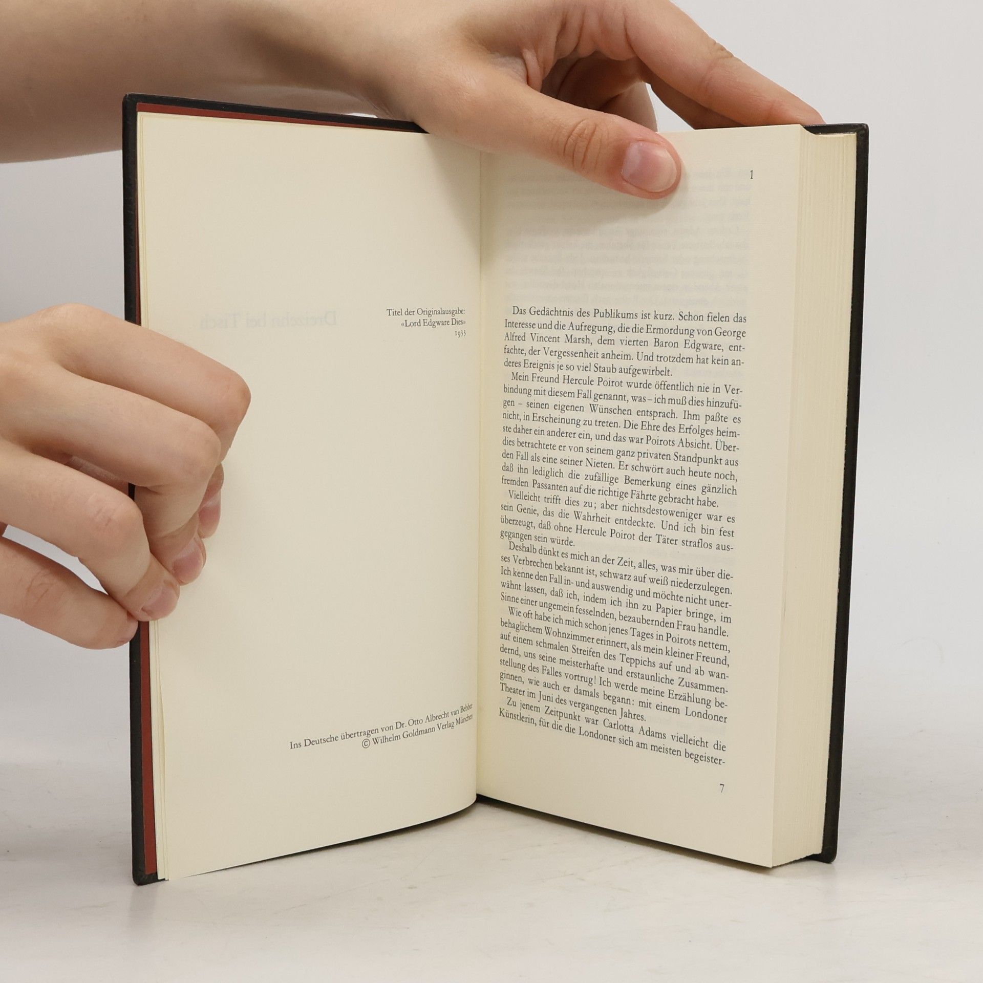 Agatha Christie Dreizehn bei Tisch/ Morphium