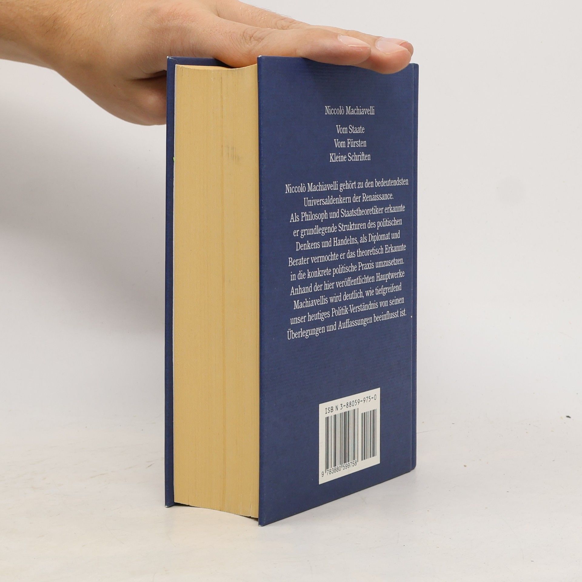 Niccolò Machiavelli Hauptwerke