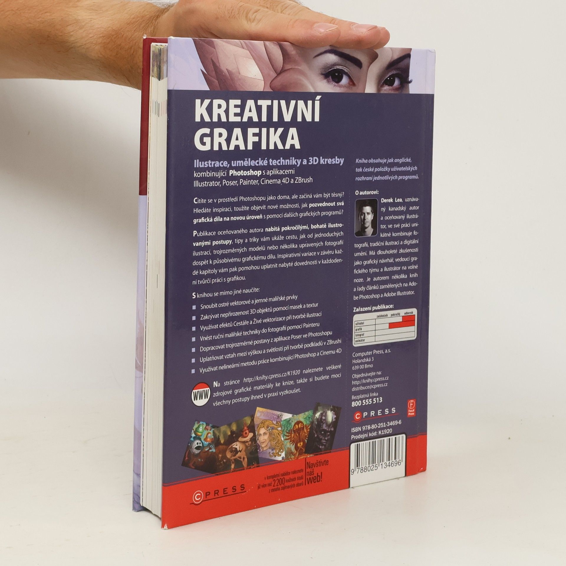 Derek Lea Kreativní grafika: Ilustrace, umělecké techniky a 3D kresby