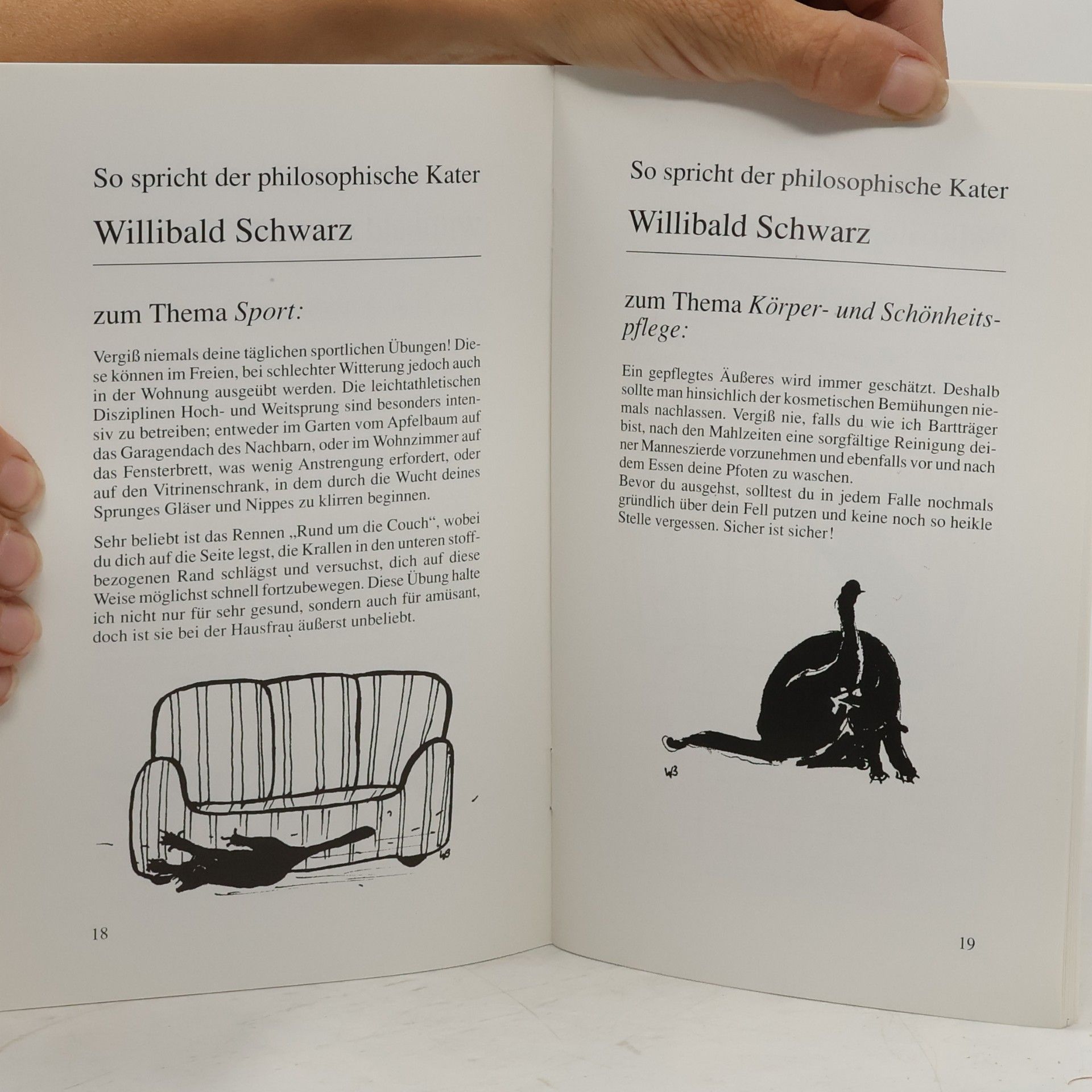 Lebensweisheiten des philosophischen Katers Willibald Schwarz