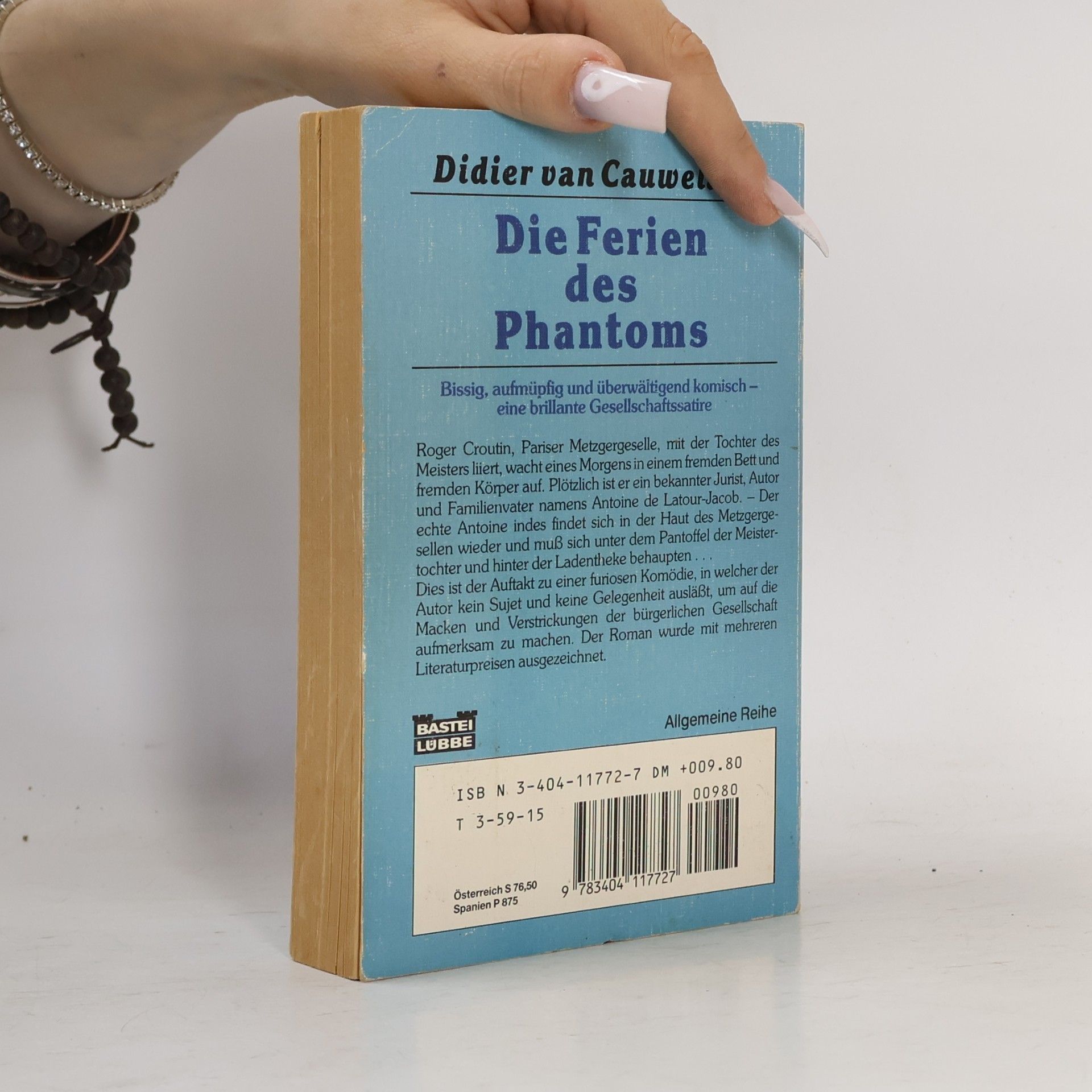 Didier Van Cauwelaert Die Ferien des Phantoms