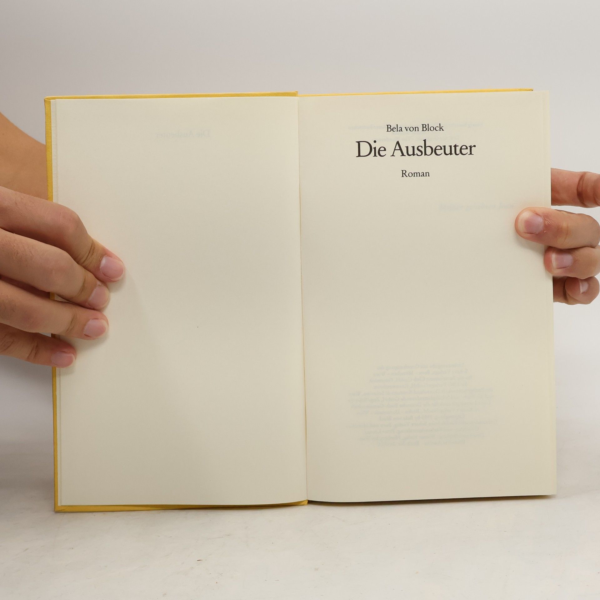 Bela Von Block Die ausbeuter