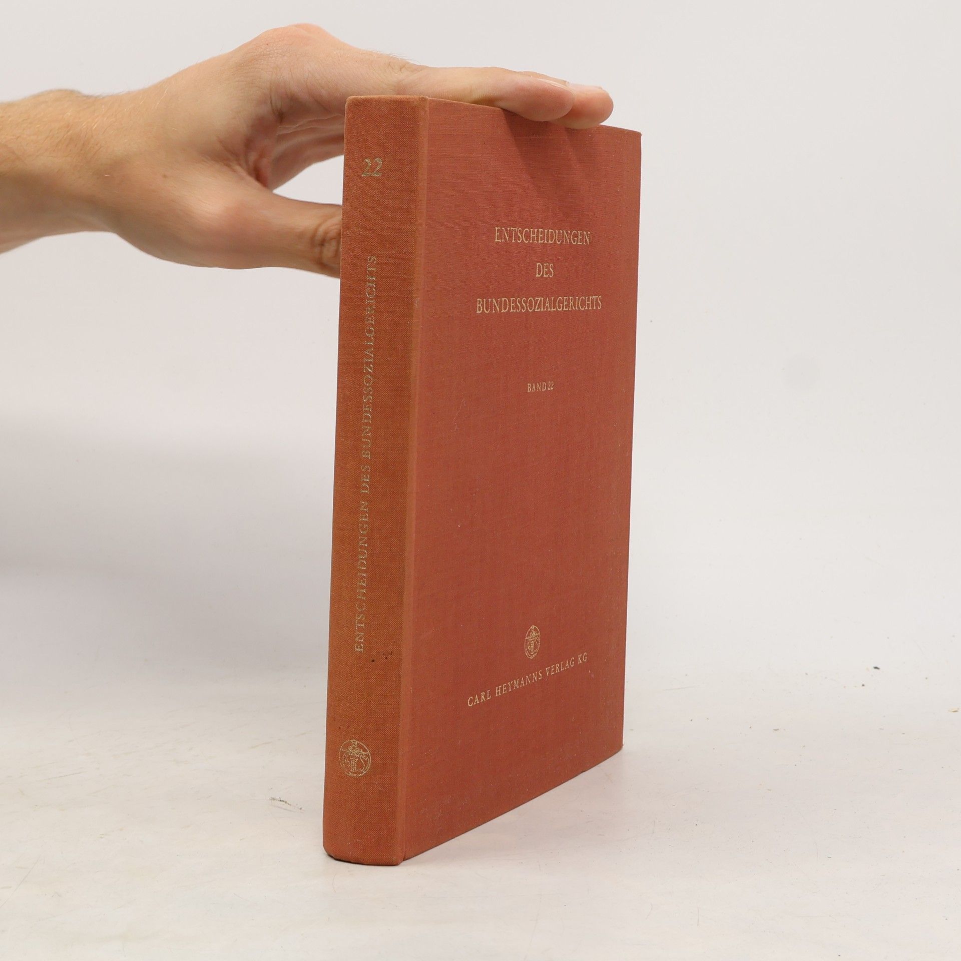 Various authors Entscheidungen des Bundessozialgerichts 22