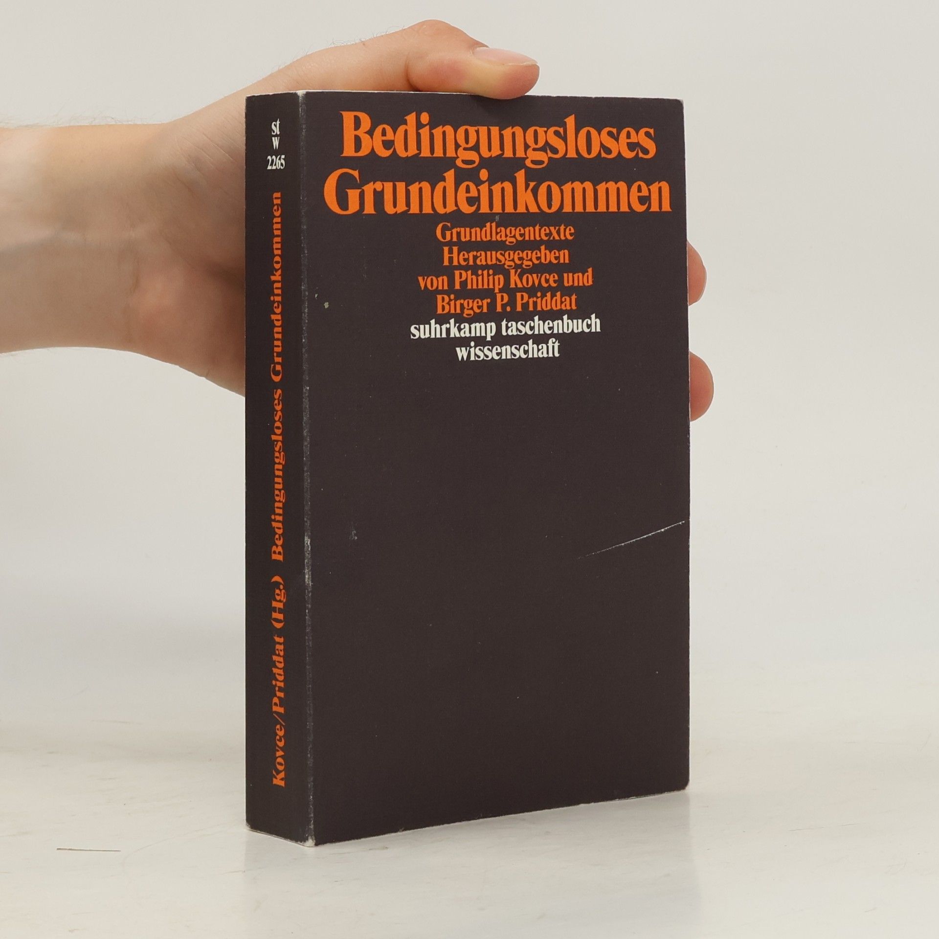 Philip Kovce Bedingungsloses Grundeinkommen