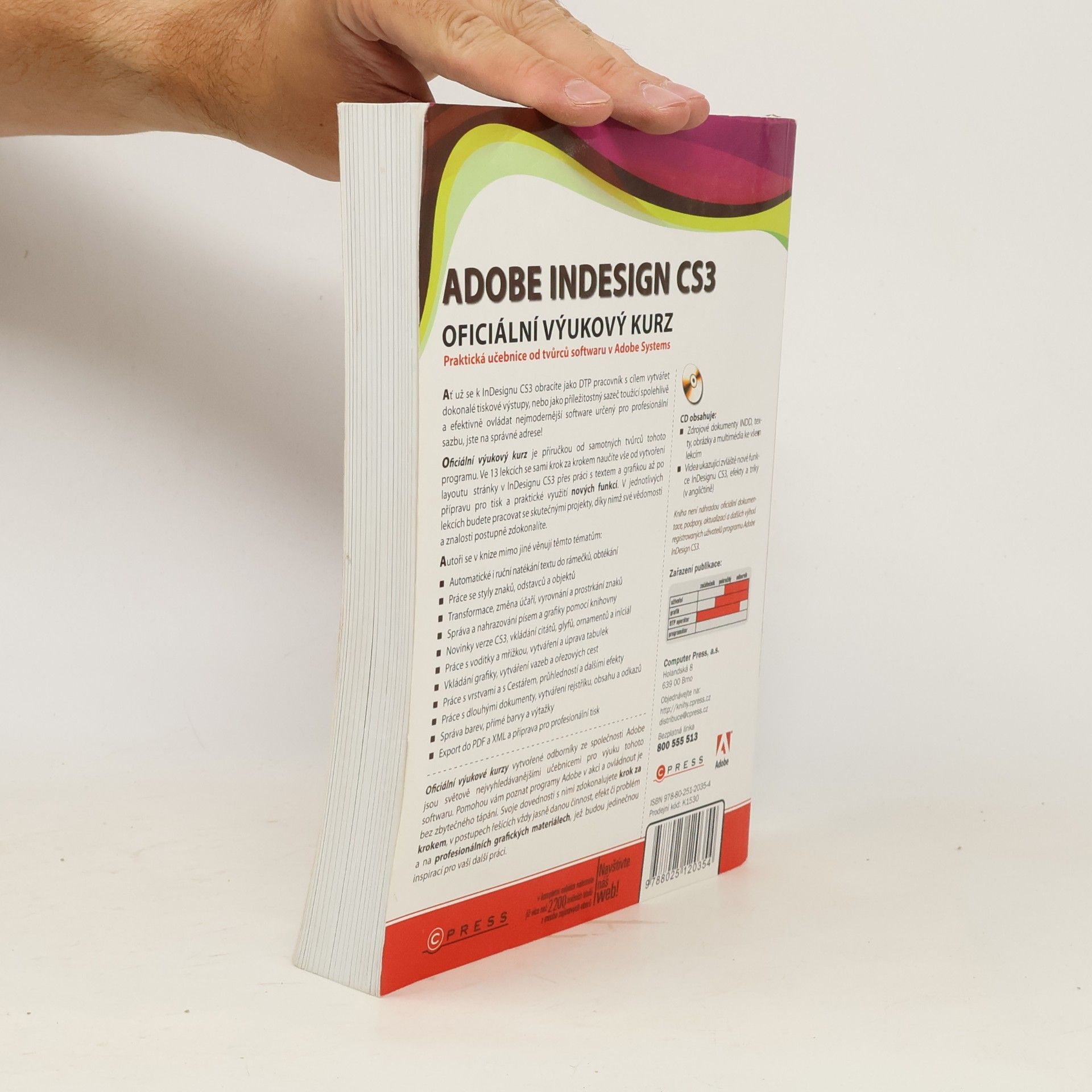 Collectif d'auteurs Adobe Indesign CS3. Oficiální výukový kurz