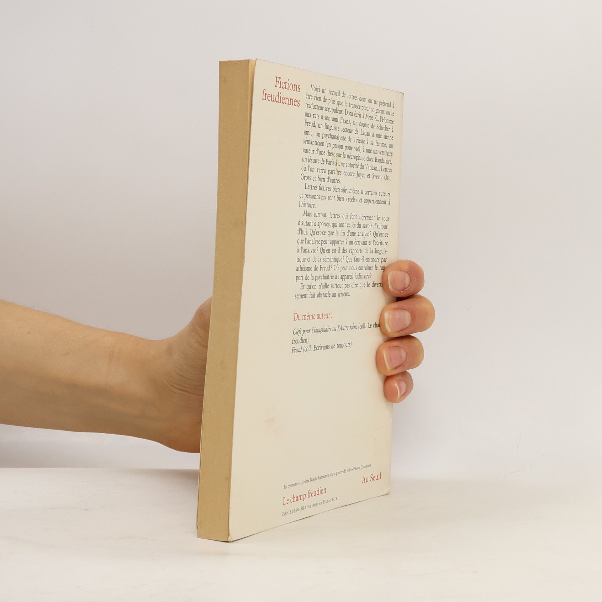 Octave Mannoni Le champ freudien: Fictions freudiennes