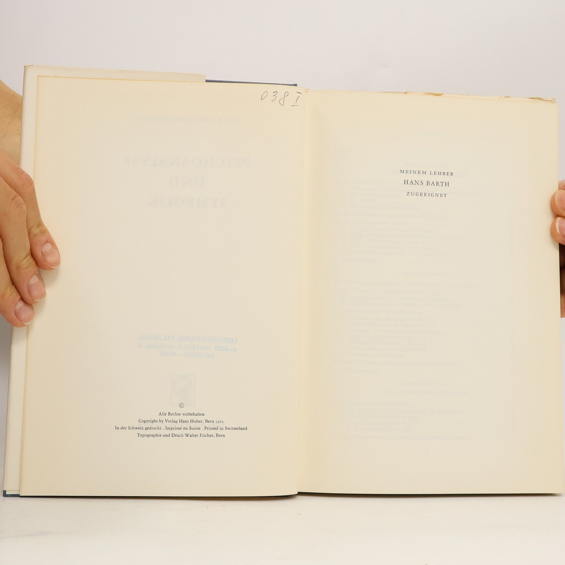 John Hickman Phillips Psychoanalyse und Symbolik