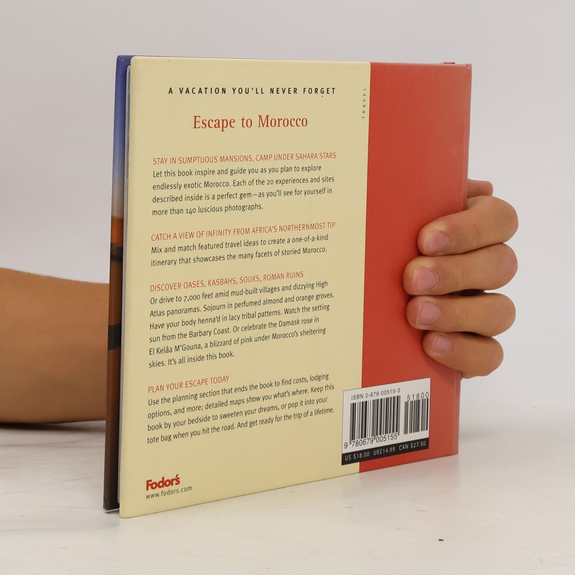 Pamela Windo Fodor's Escape to Morocco, 1st Edition