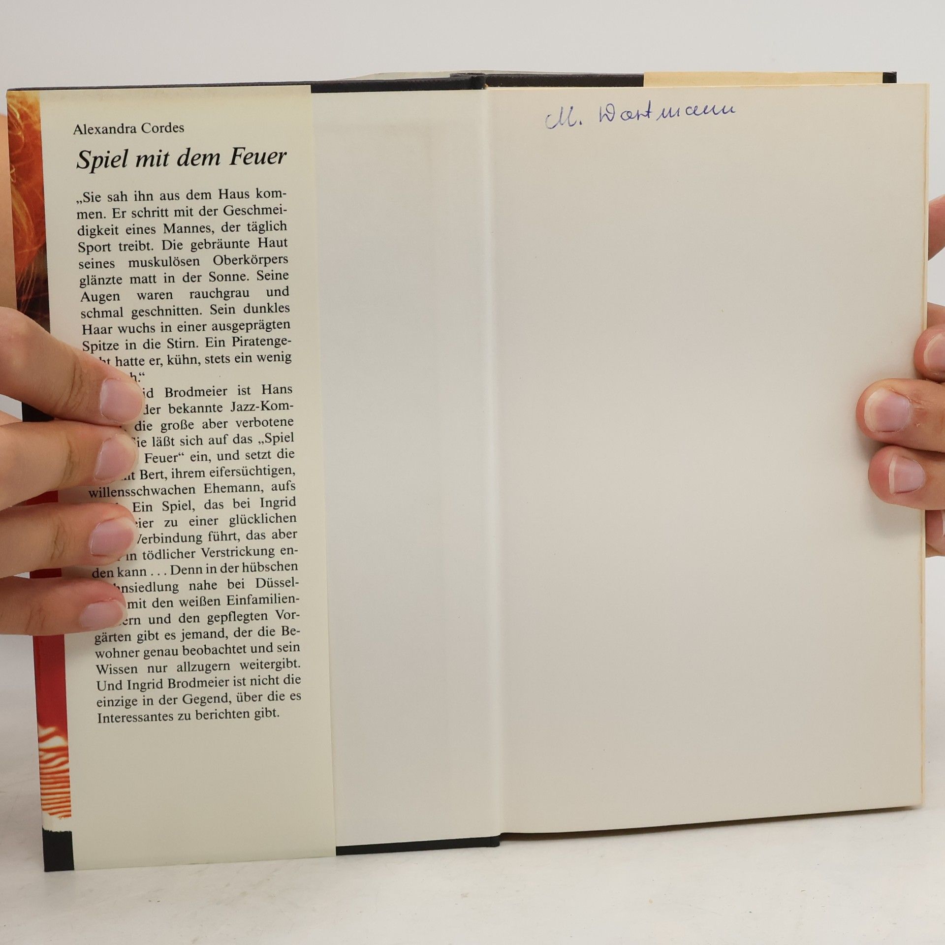 Alexandra Cordes Spiel mit dem Feuer