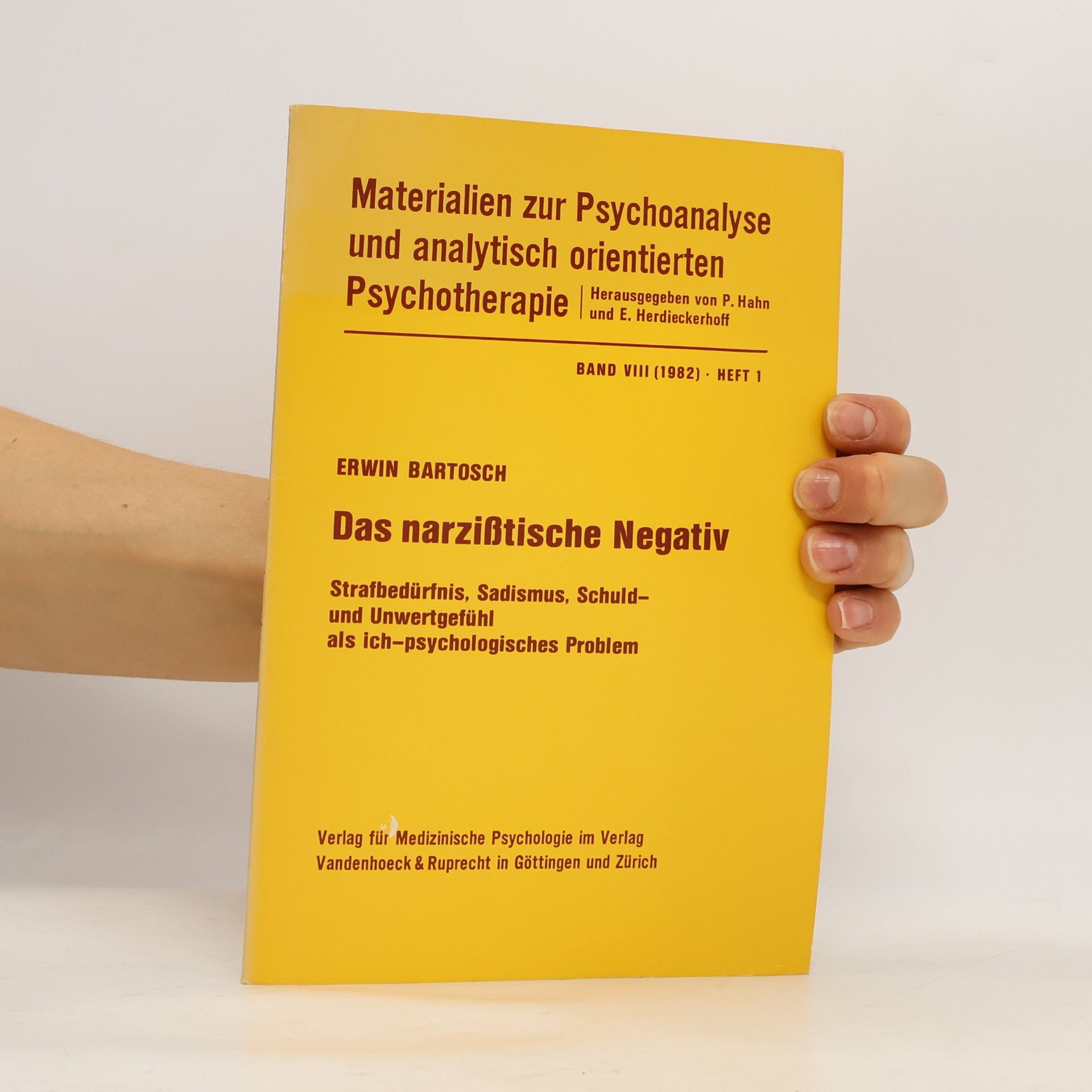Erwin Bartosch Das narzißtische Negativ