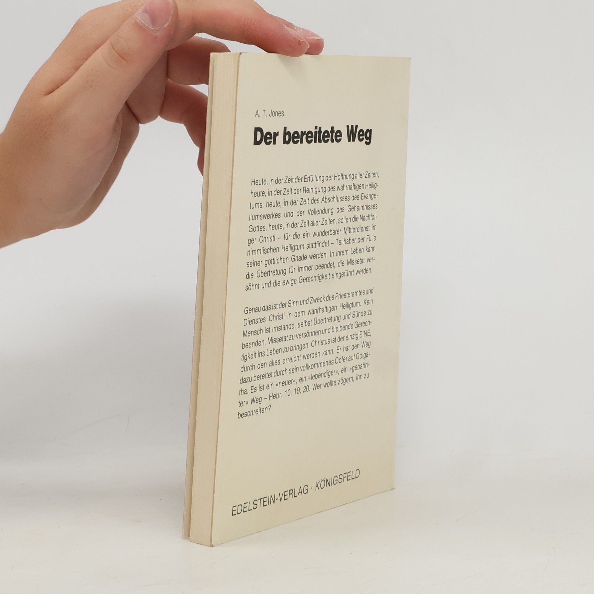 A. T. Jones Der Bereitete Weg