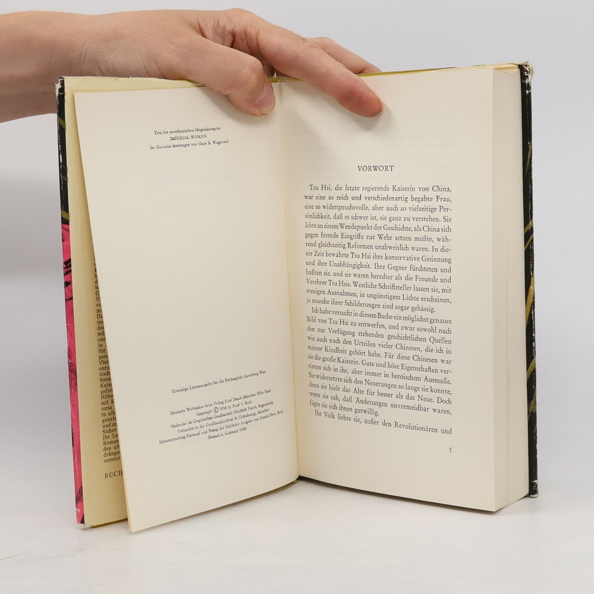 Pearl S. Buck Das Mädchen Orchidee