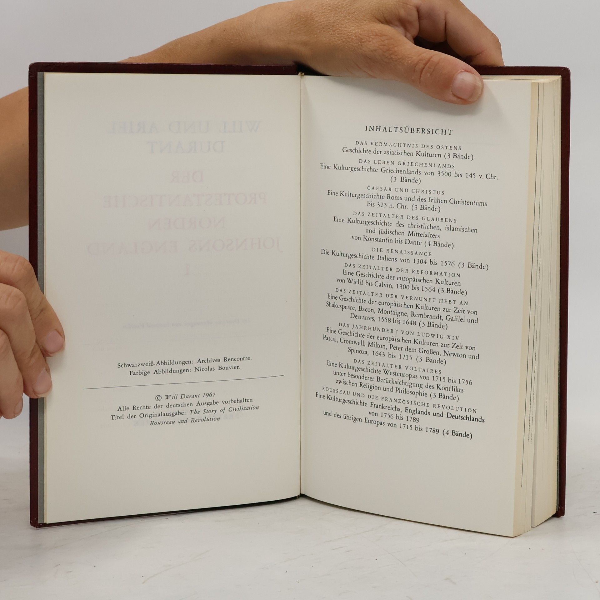 Will Durant Kulturgeschichte der Menschheit 31. Rousseau und die Französische Revolution