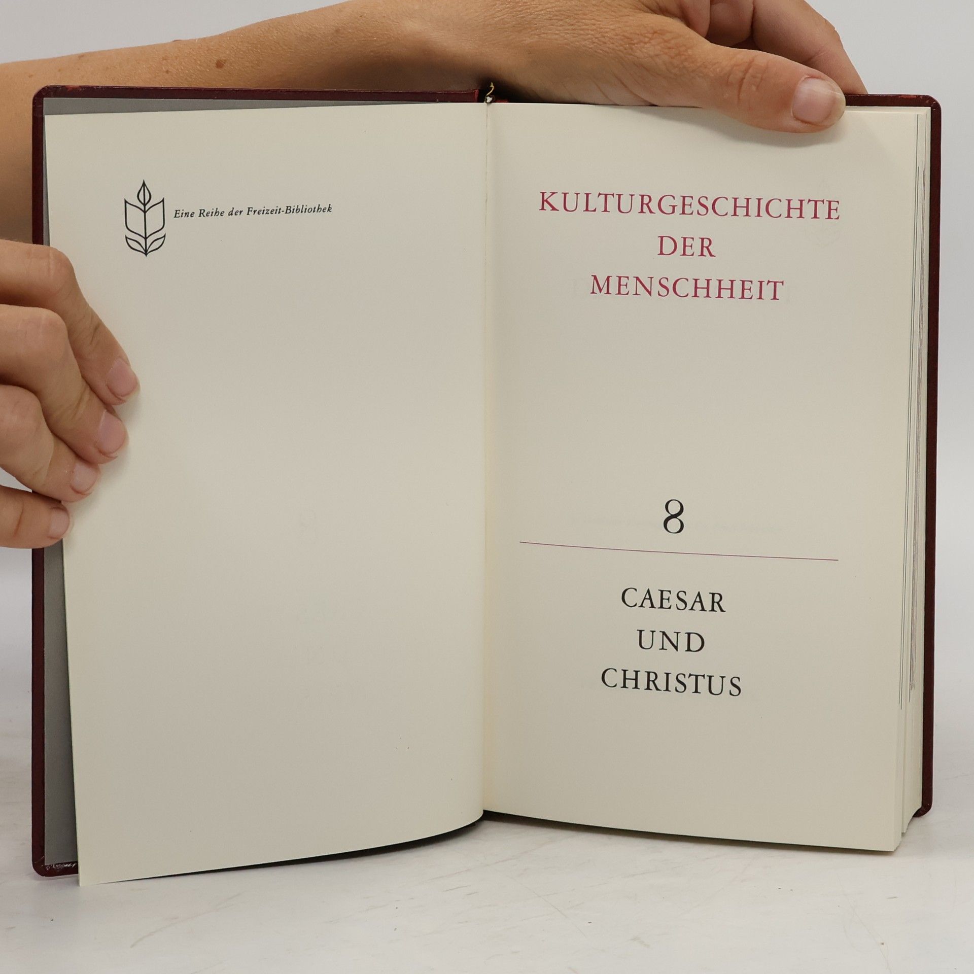 Will Durant Kulturgeschichte der Menschheit 8