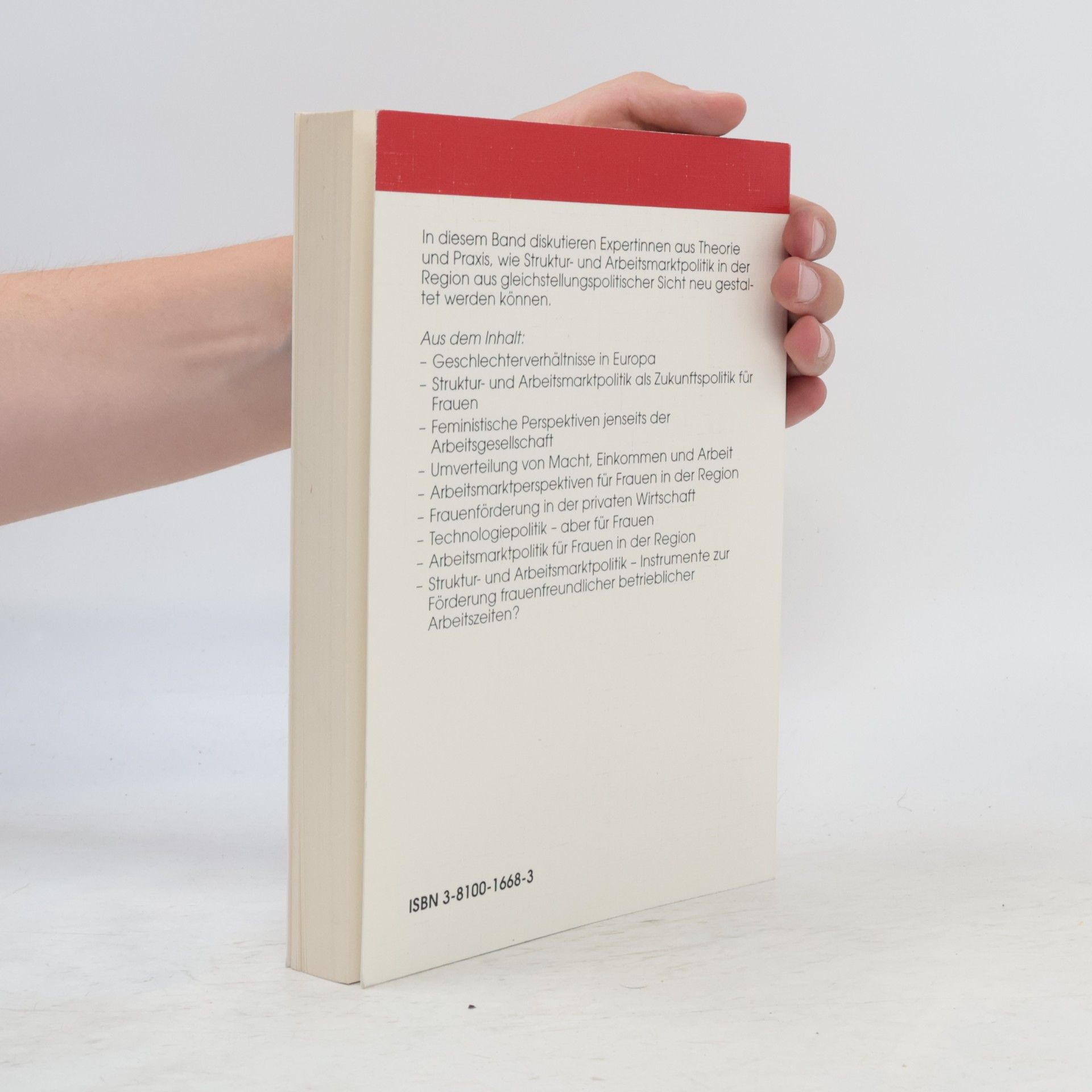 Ulla Knapp Schriftenreihe der HWP - 1: Beschäftigungspolitik für Frauen in der Region
