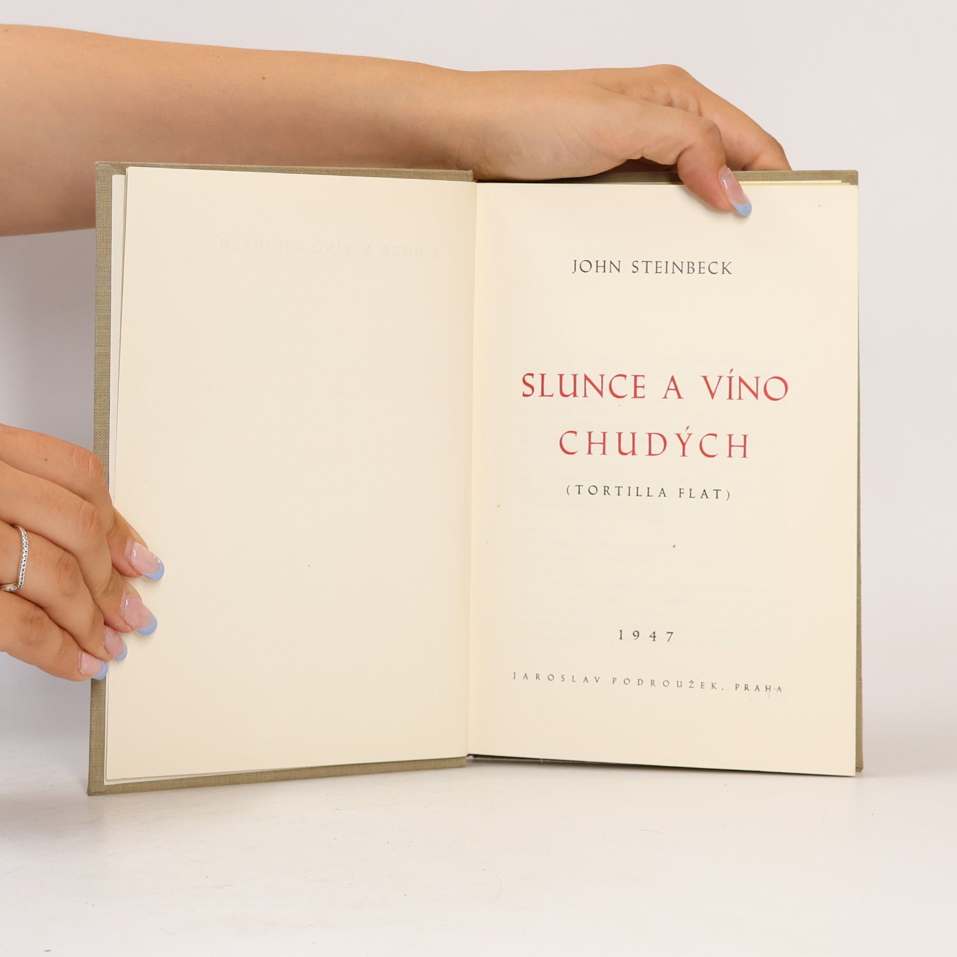 John Steinbeck Slunce a víno chudých