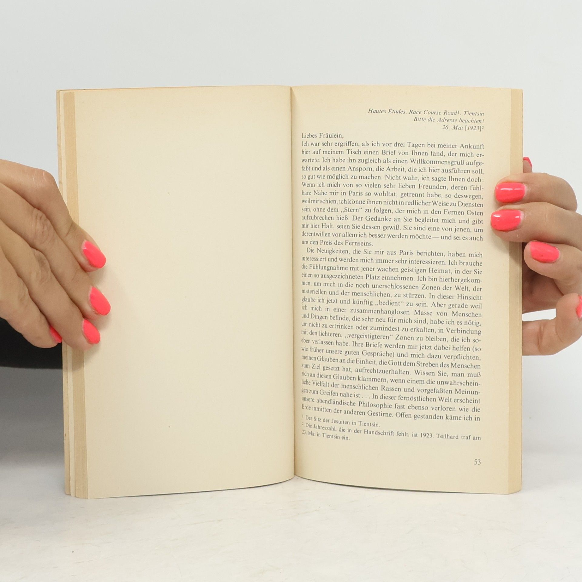 Pierre Teilhard de Chardin Briefe an Léontine Zanta