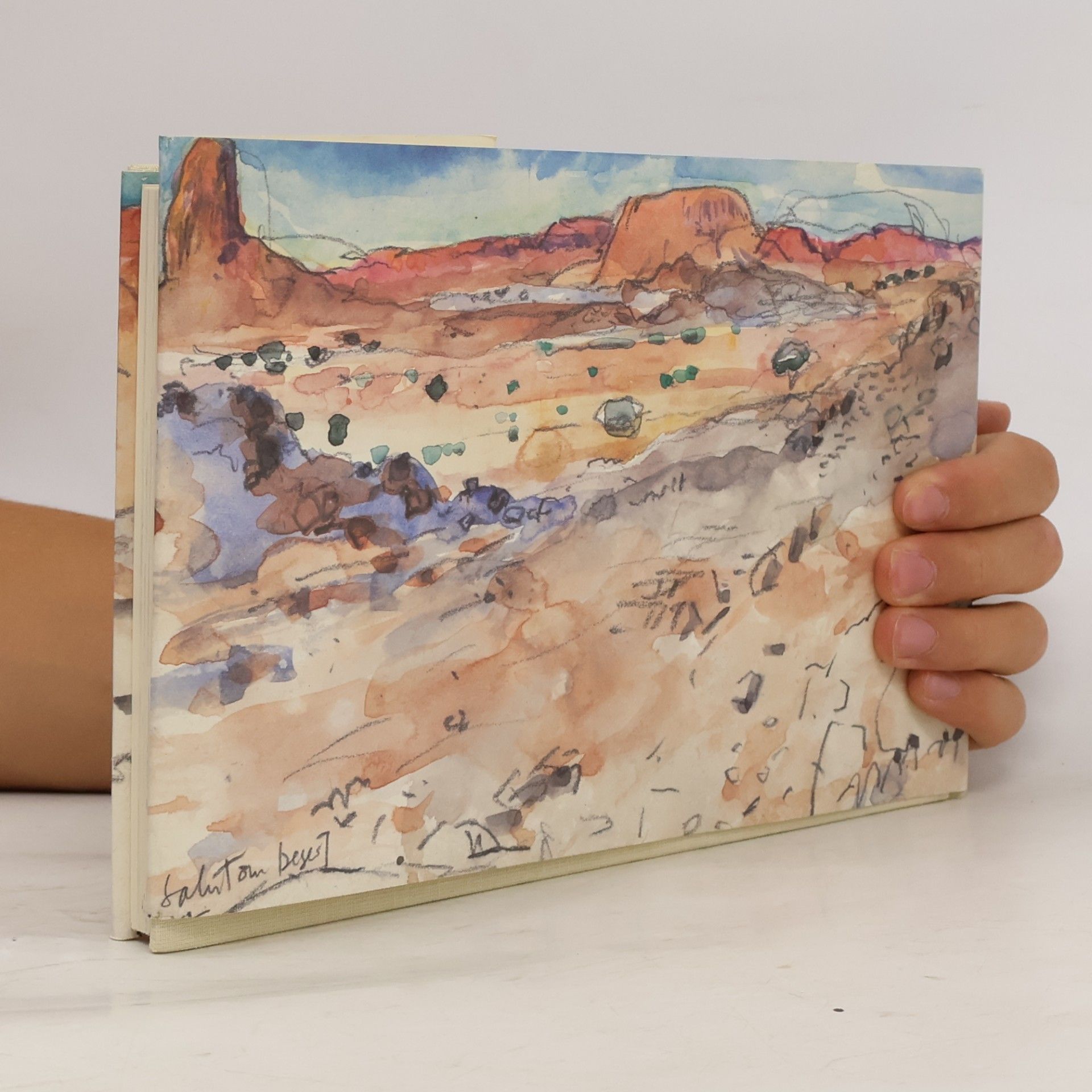 Samuel Burian Skizzenbuch aus der Sahara