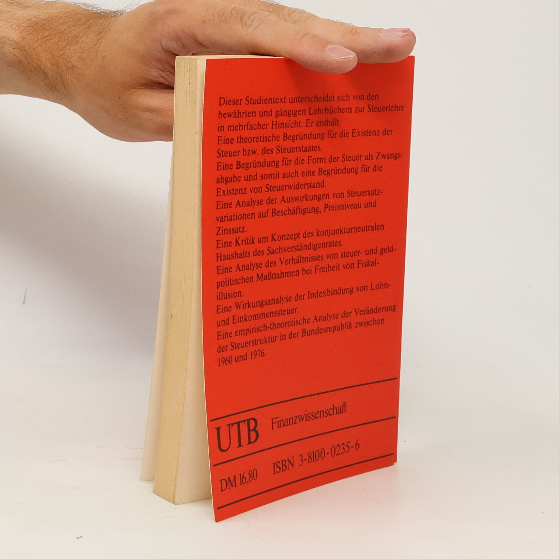 Otto Roloff Uni-Taschenbücher - 763: Theorie und Praxis der Besteuerung