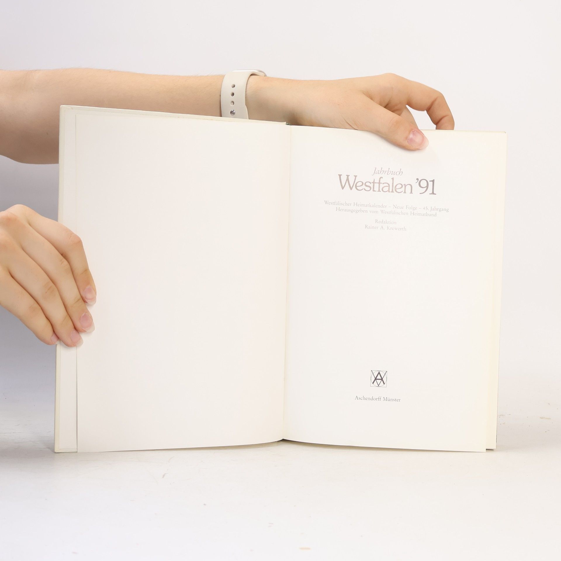 Rainer A. Krewerth Jahrbuch Westfalen ´91