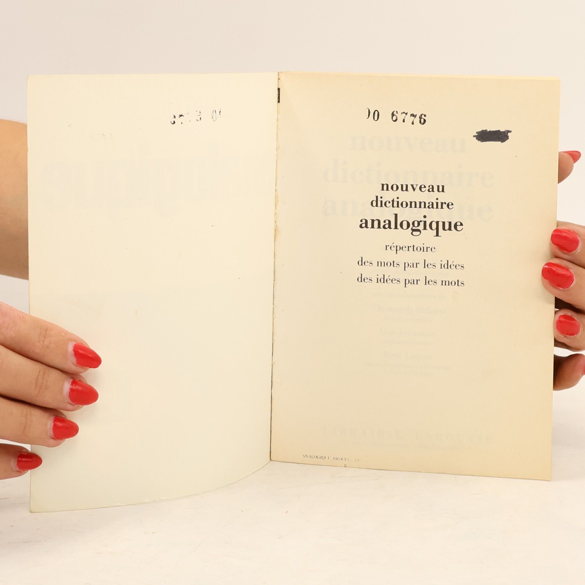 Galiana Nouveau dictionnaire analogique