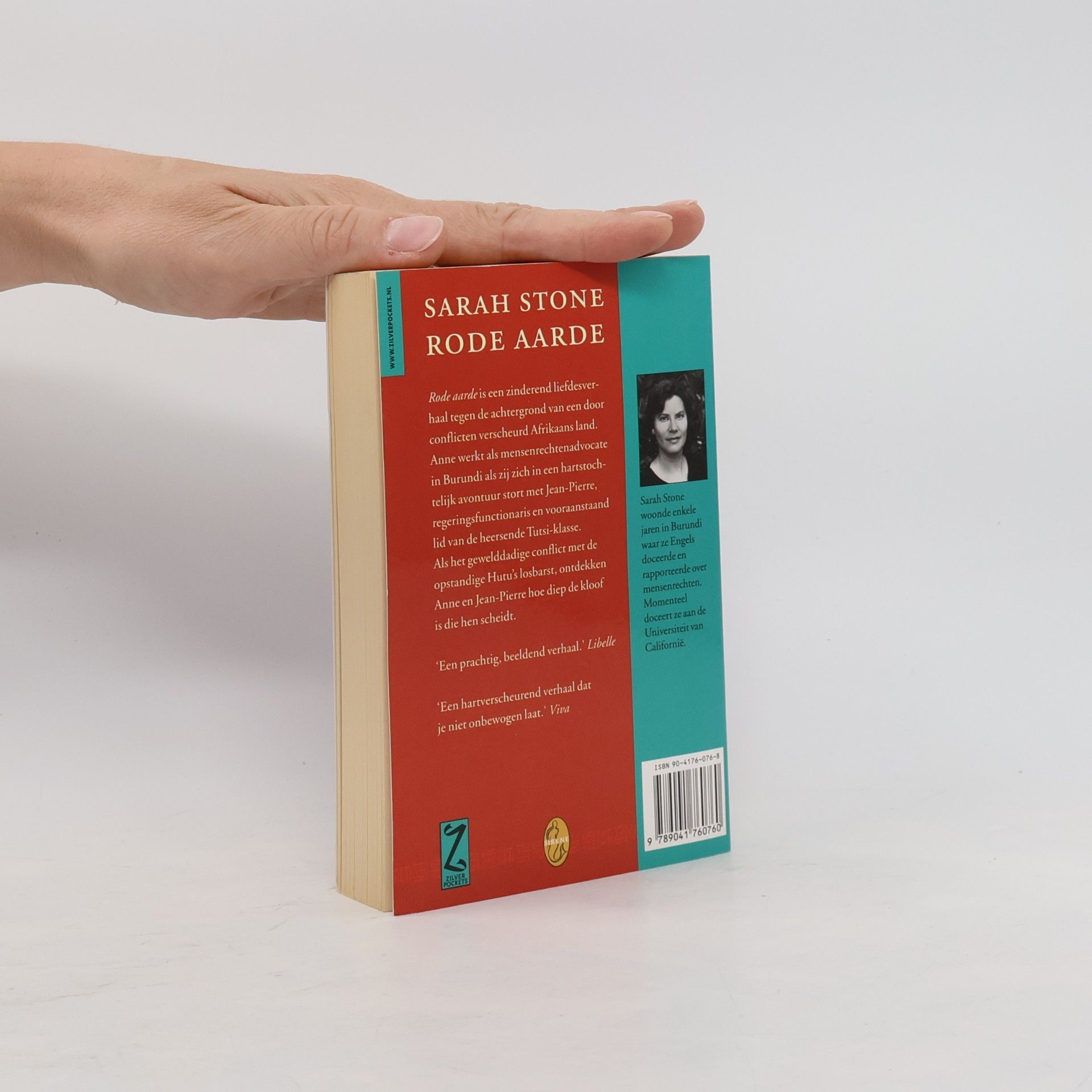 Sarah Stone Zilver pockets: Rode aarde