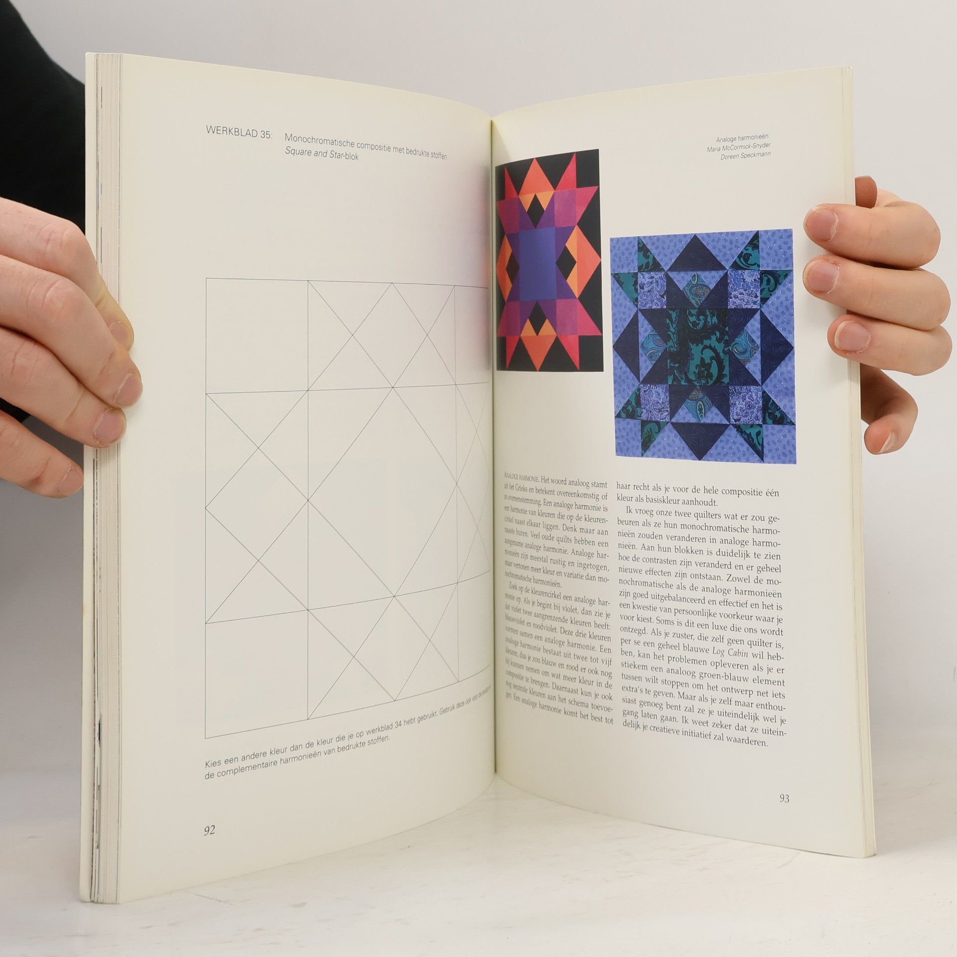 Kolektiv autorů Stoffen en kleur - Quilterswerkboek