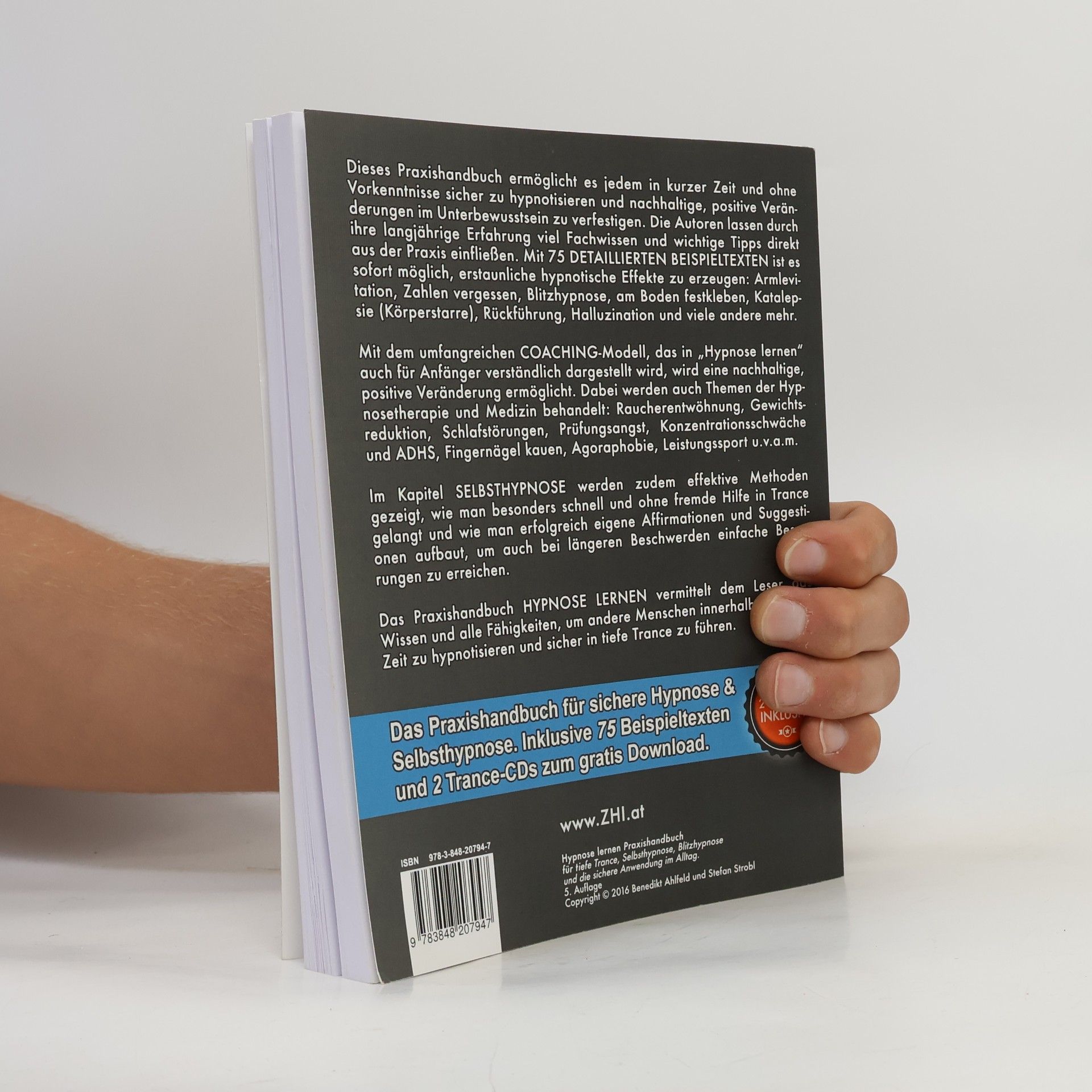 Benedikt Ahlfeld Hypnose lernen - Praxishandbuch