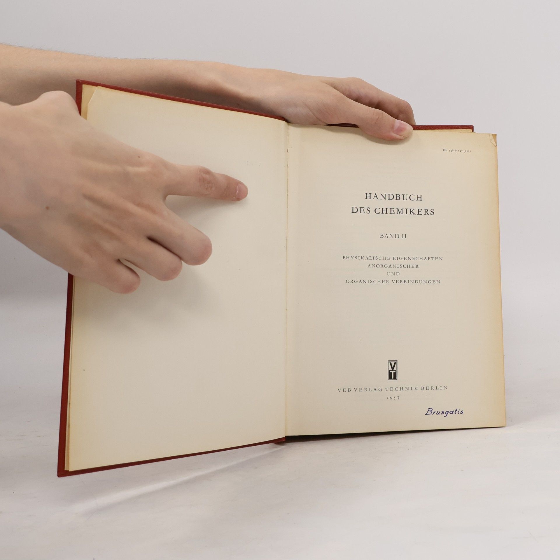 Autorenkollektiv Handbuch des Chemikers Band II
