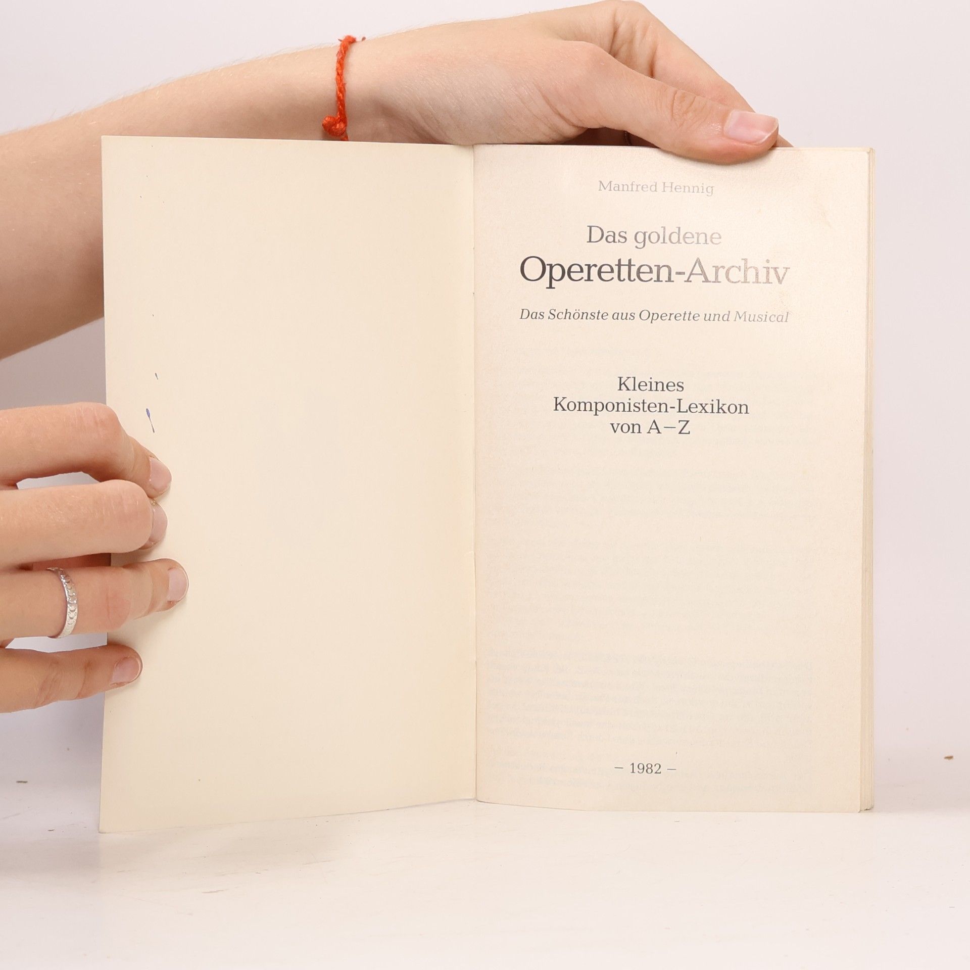 Manfred Hennig Das goldene Operetten-Archiv